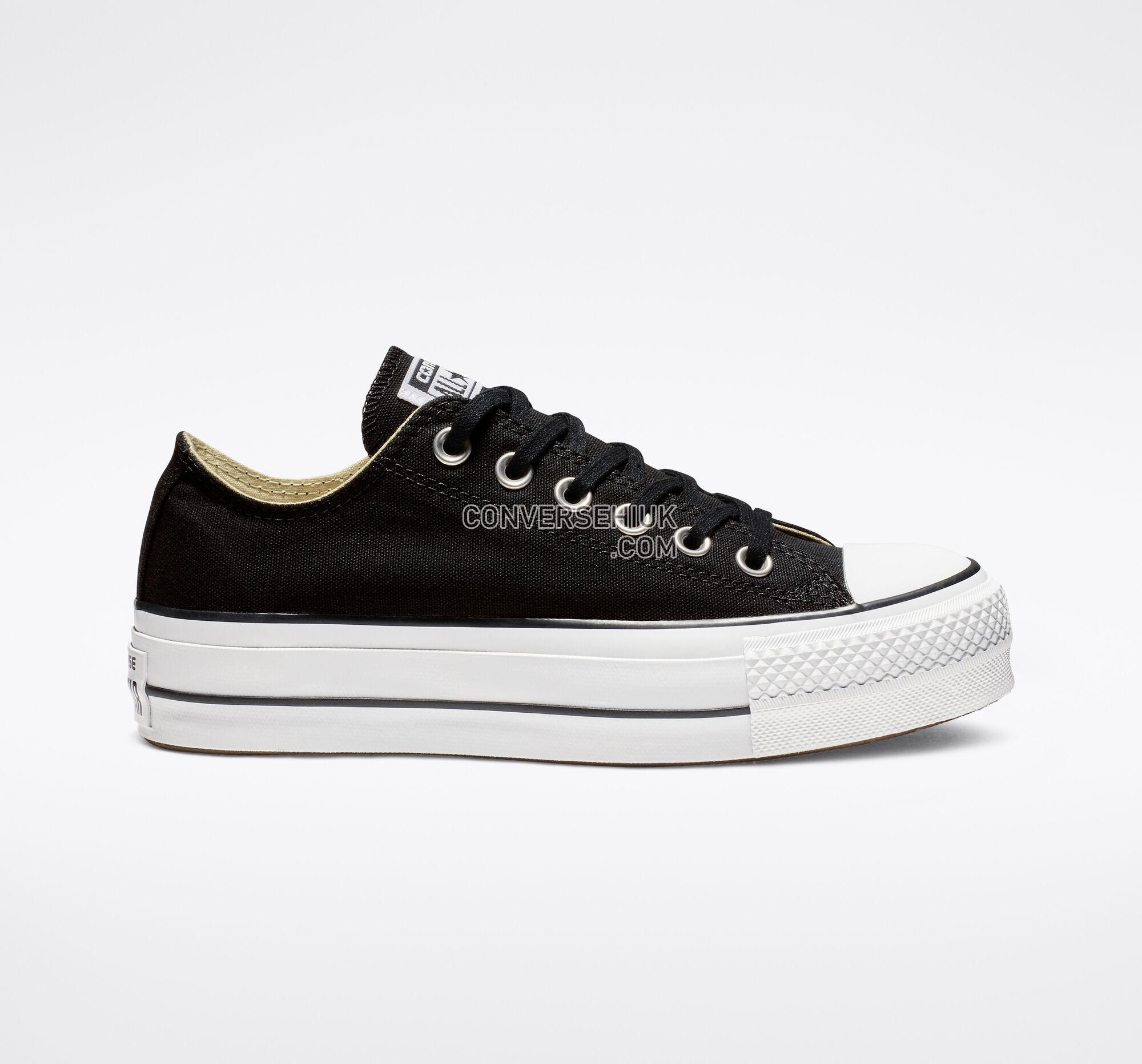 Converse Chuck Taylor All Star Lift Platform Canvas Black/White/White 560250F Shoes