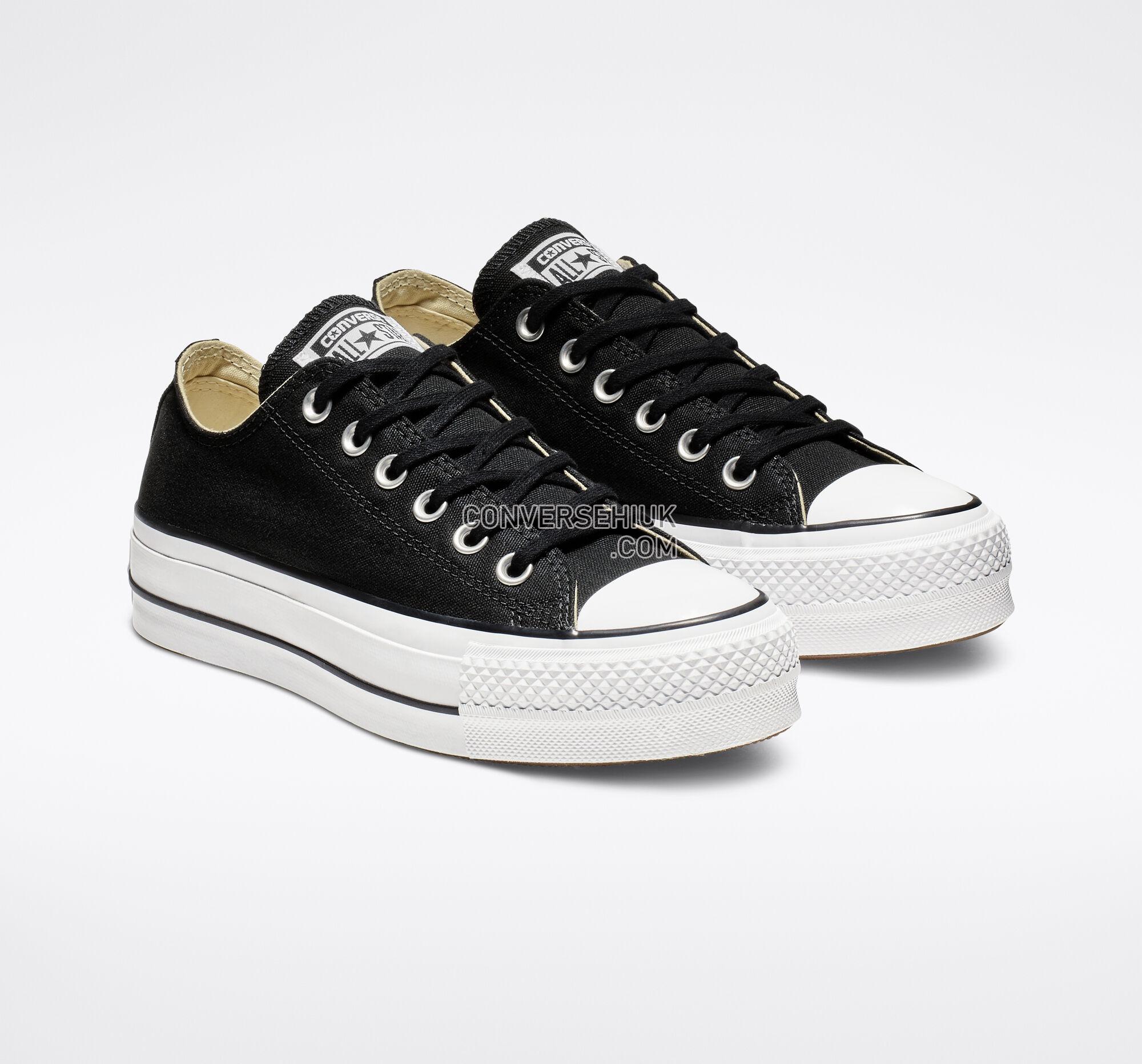 Converse Chuck Taylor All Star Lift Platform Canvas Black/White/White 560250F Shoes