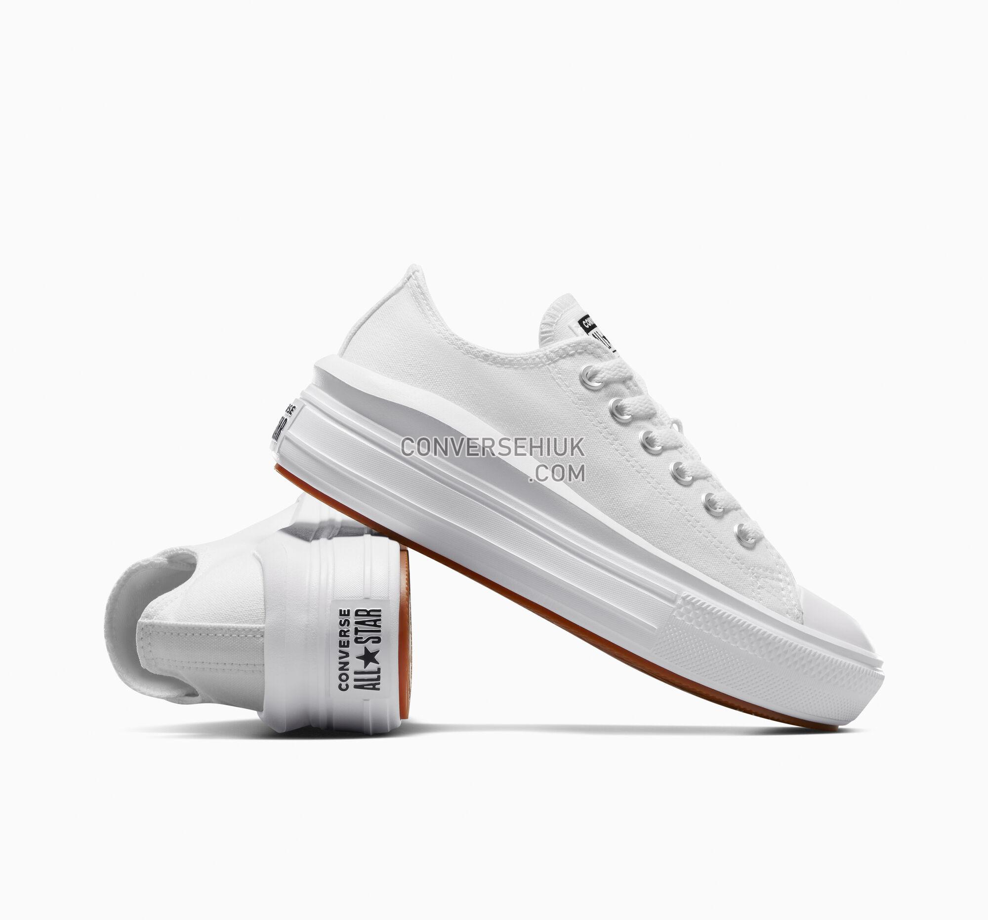 Converse Chuck Taylor All Star Move Platform White/White/White 570257C Shoes