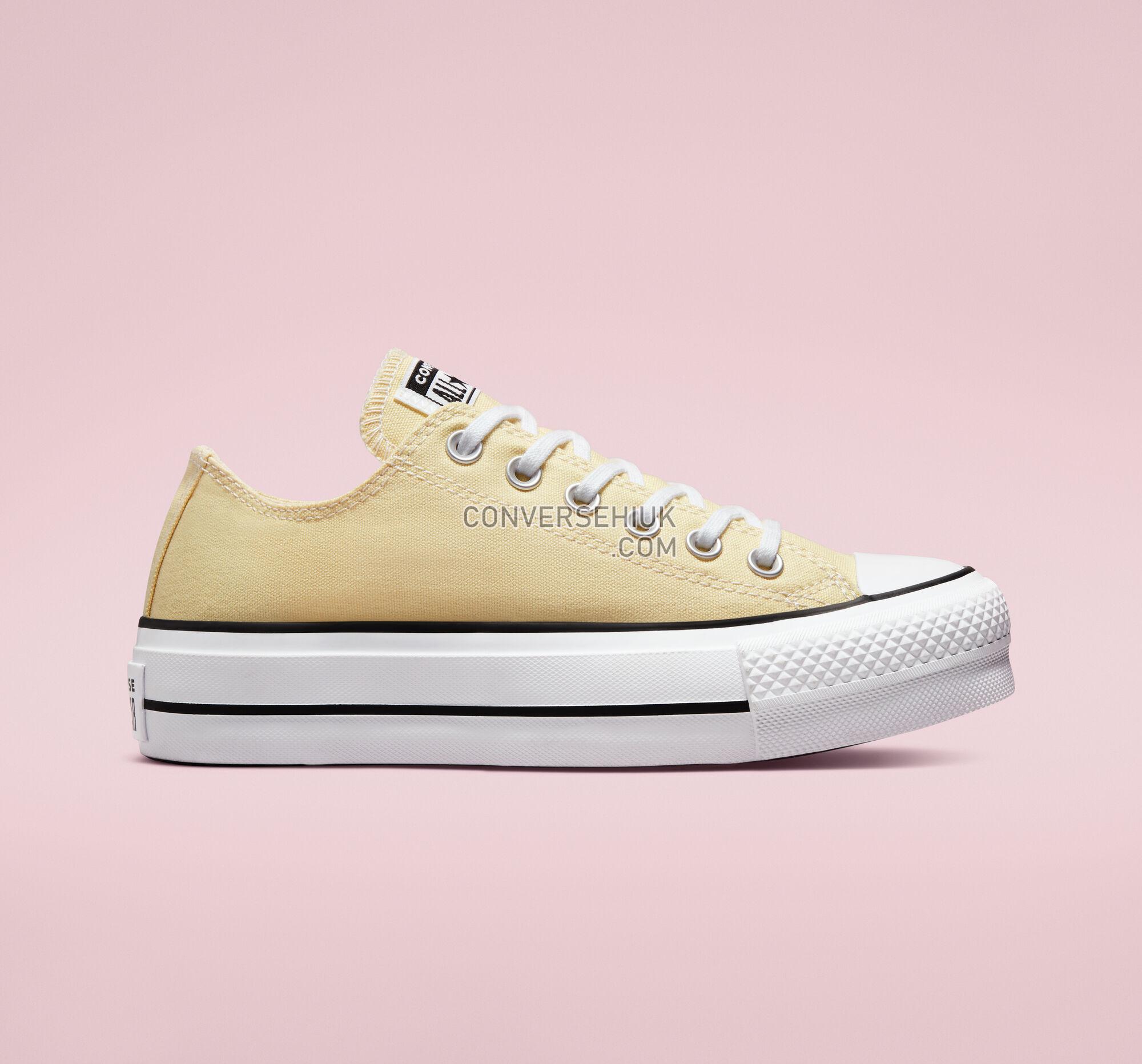 Converse Chuck Taylor All Star Lift Platform Seasonal Color Lemon Drop/Black/White A00560F Shoes