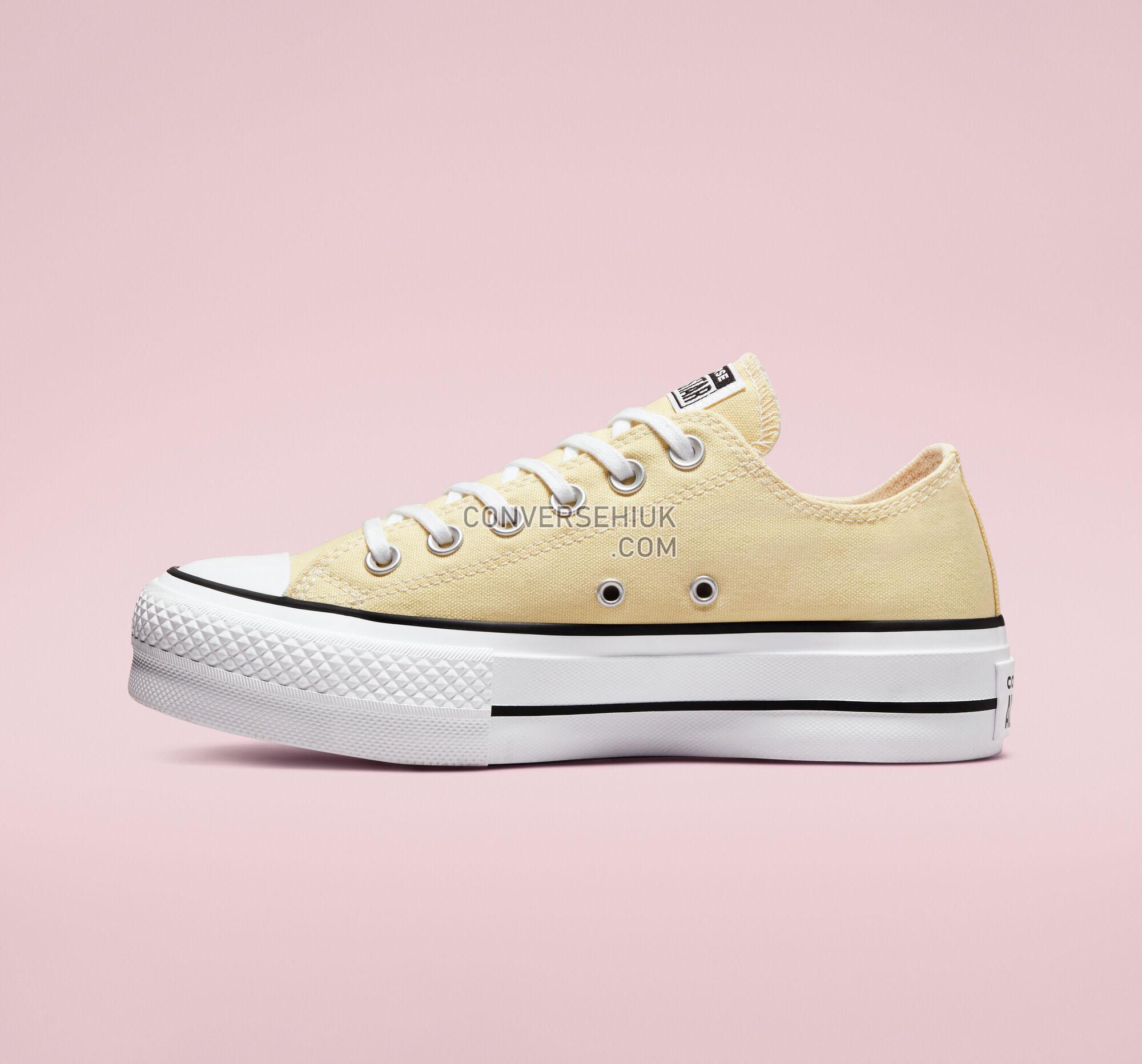 Converse Chuck Taylor All Star Lift Platform Seasonal Color Lemon Drop/Black/White A00560F Shoes