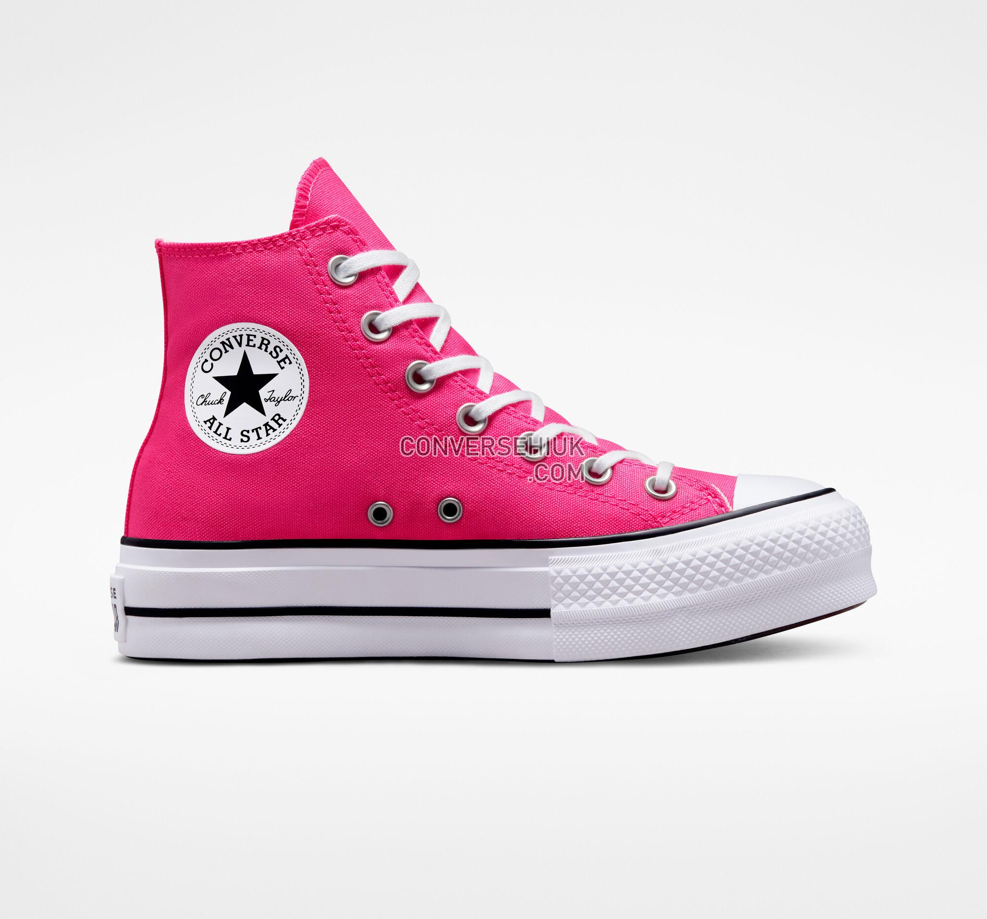 Converse Chuck Taylor All Star Lift Platform Canvas Astral Pink/Black/White A05663F Shoes