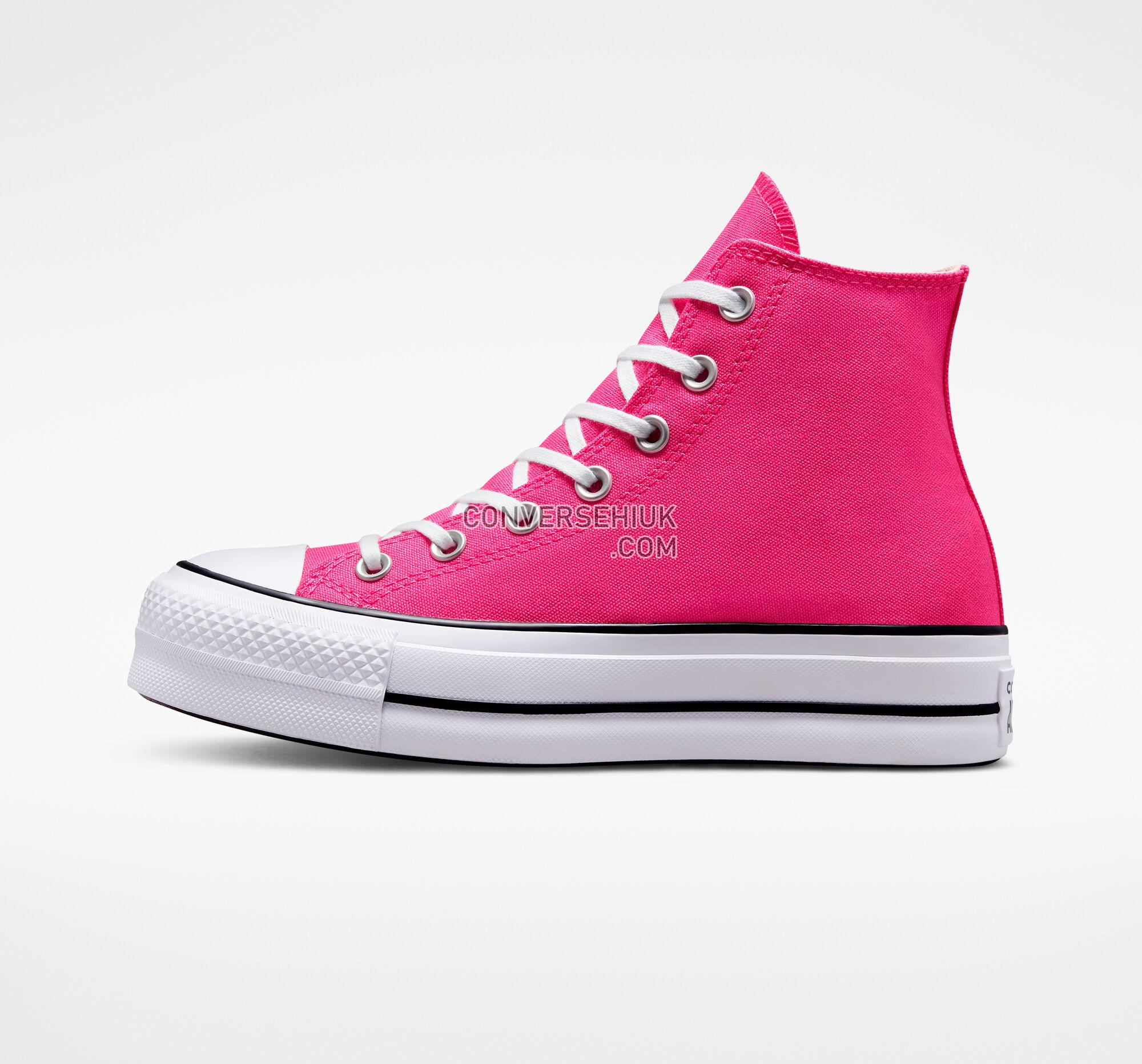 Converse Chuck Taylor All Star Lift Platform Canvas Astral Pink/Black/White A05663F Shoes