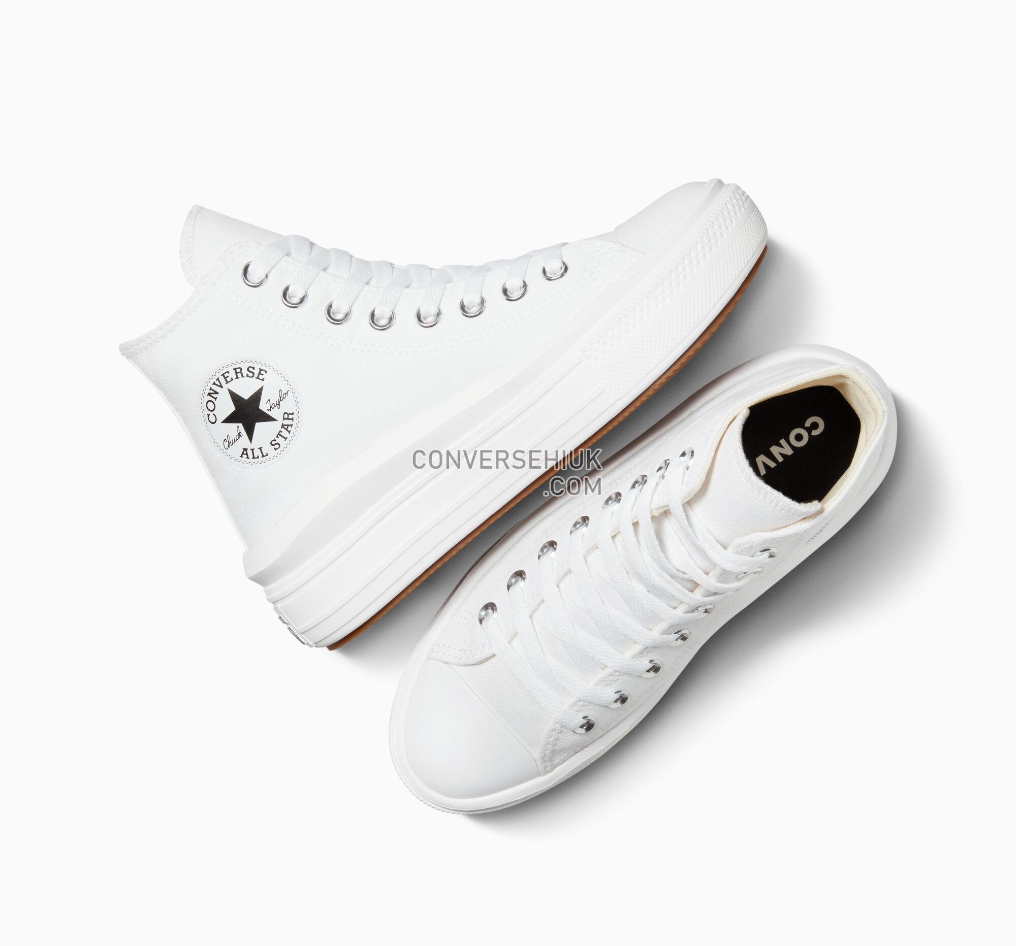 Converse Chuck Taylor All Star Move Platform White/Natural Ivory/Black 568498C Shoes