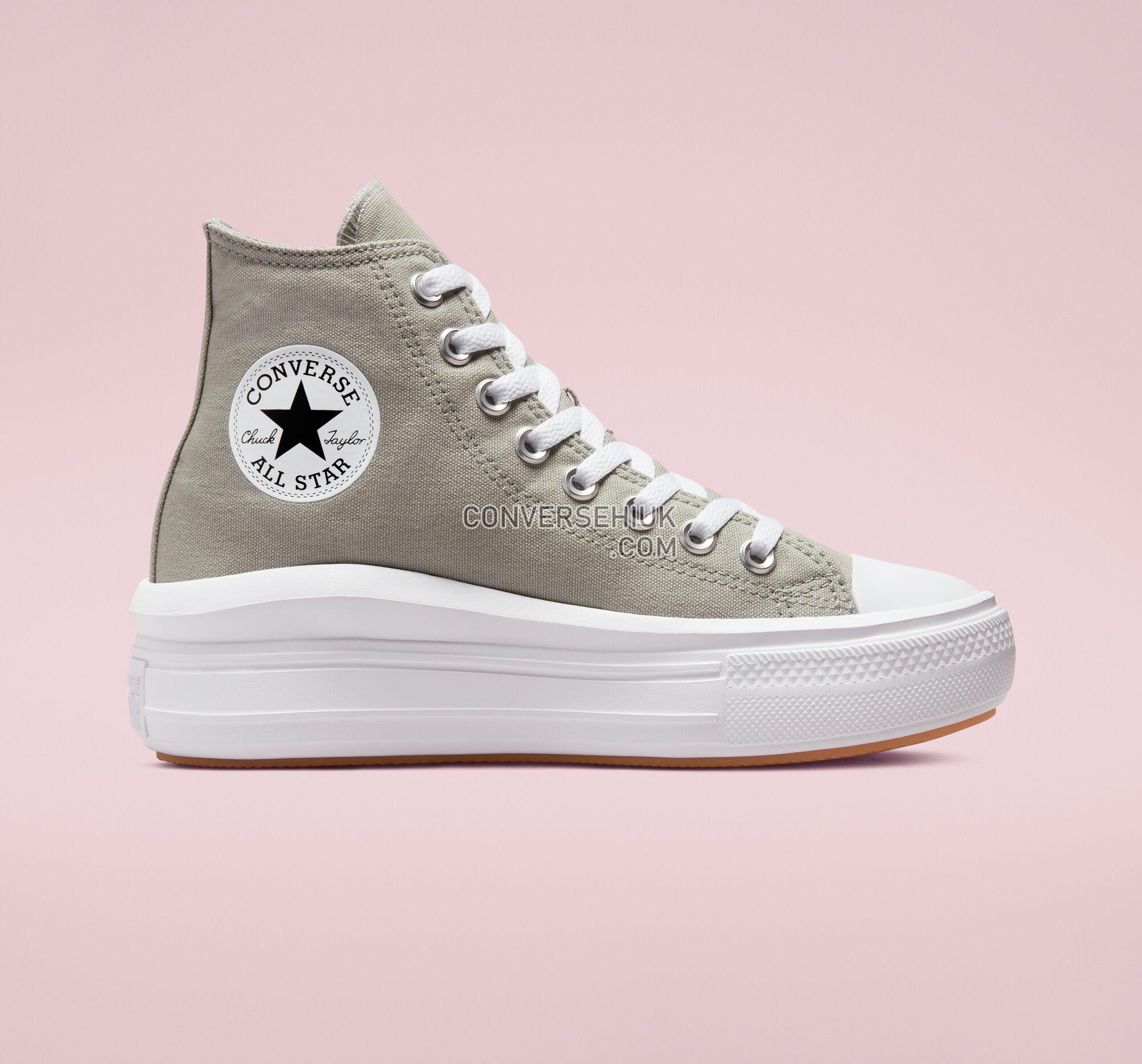 Converse Chuck Taylor All Star Move Platform Slate Sage/White/White A00562C Shoes