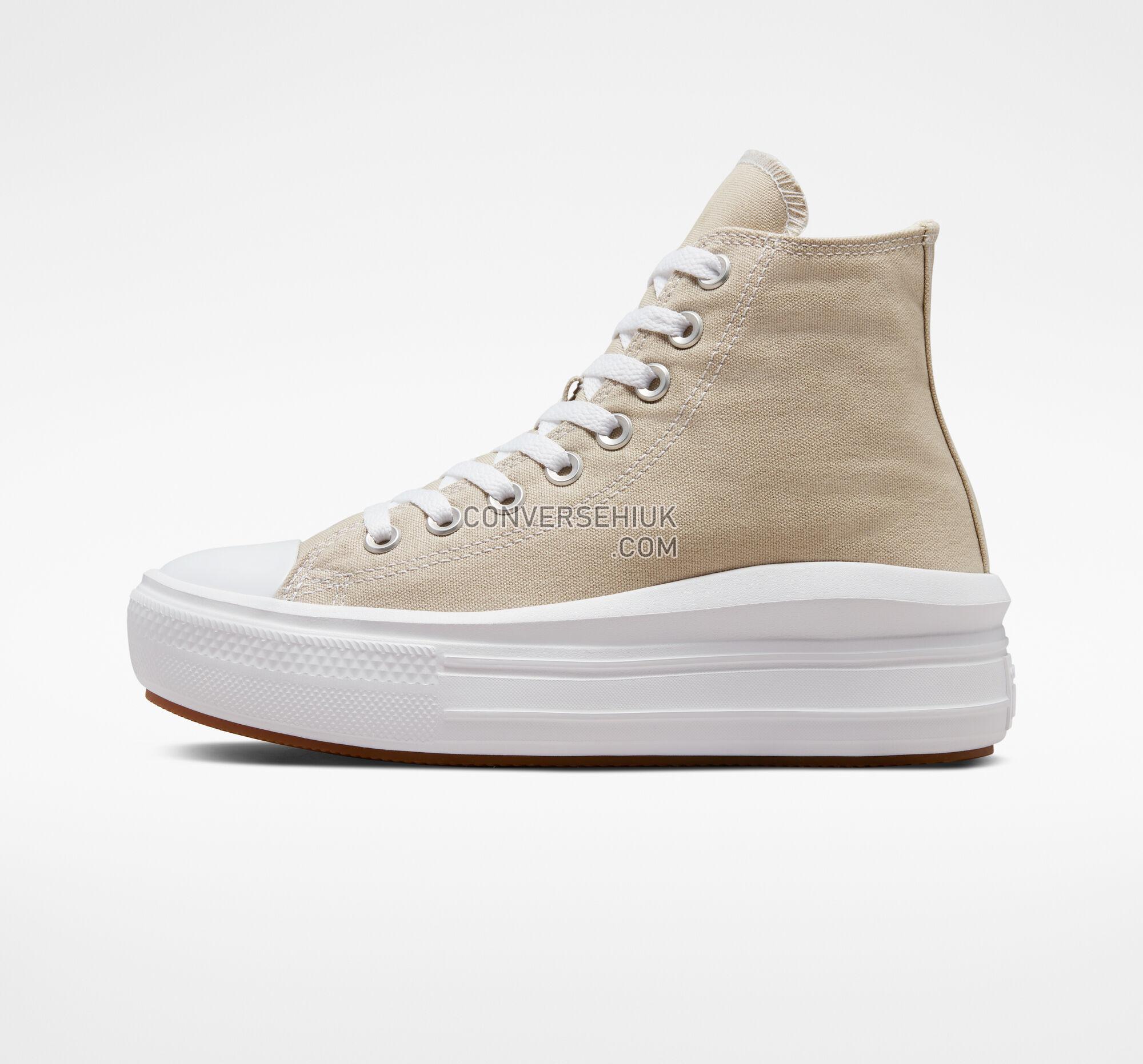 Converse Chuck Taylor All Star Move Platform Beach Stone/White/Beach Stone A04365C Shoes