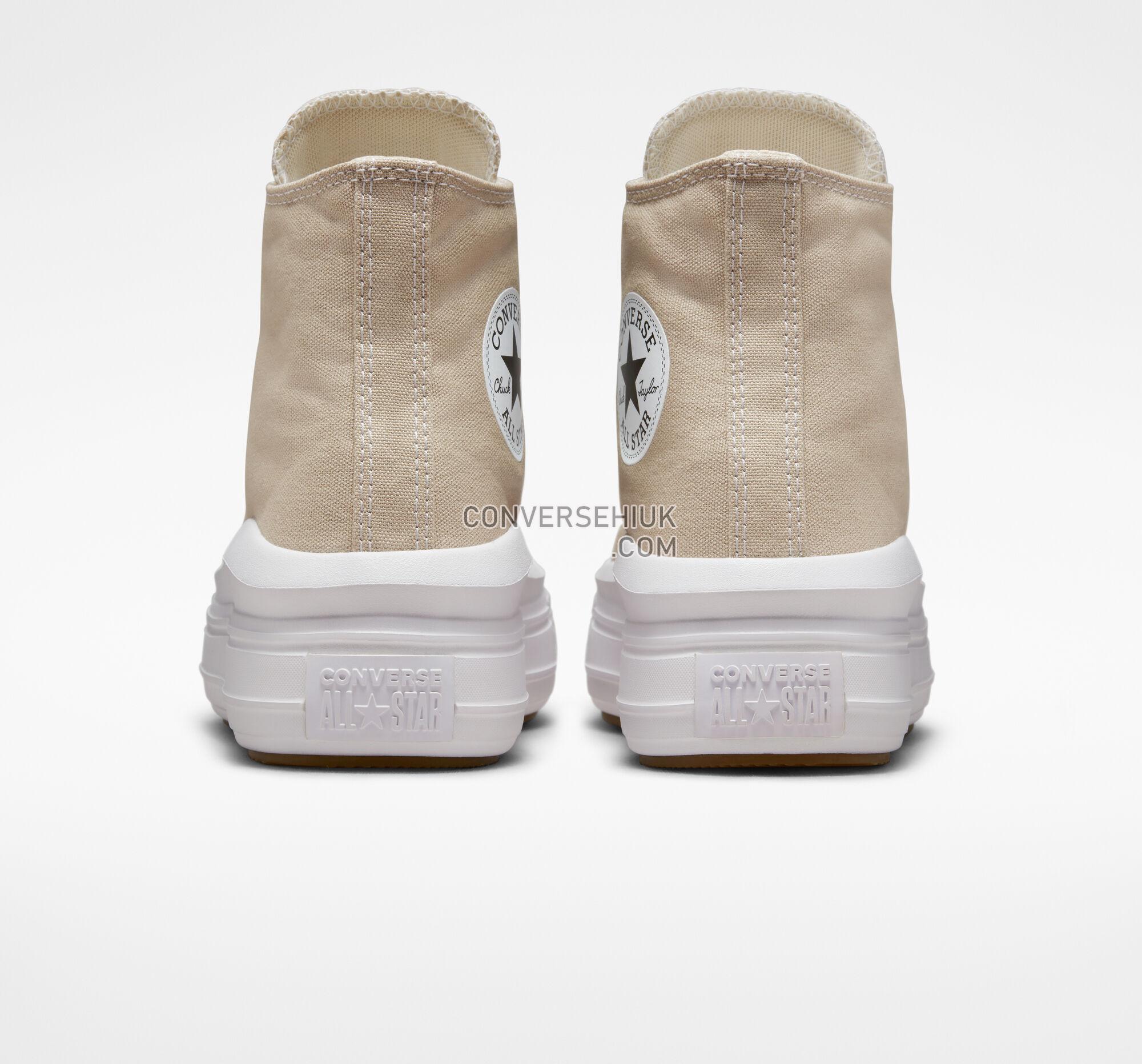 Converse Chuck Taylor All Star Move Platform Beach Stone/White/Beach Stone A04365C Shoes