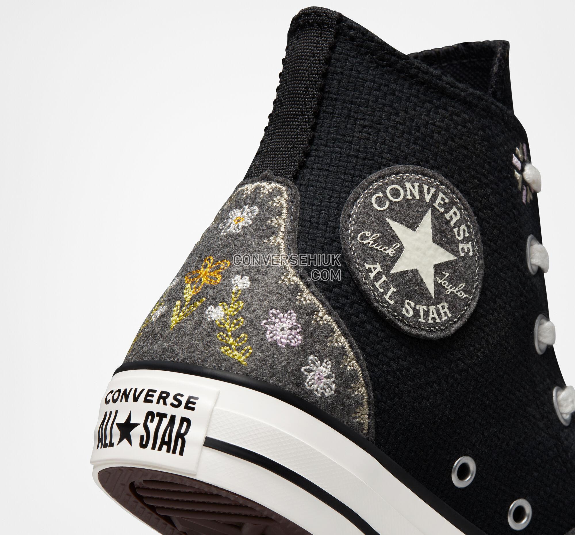 Converse Chuck Taylor All Star Autumn Embroidery Black/Lt Arctic Pink/Egret A05066C Shoes