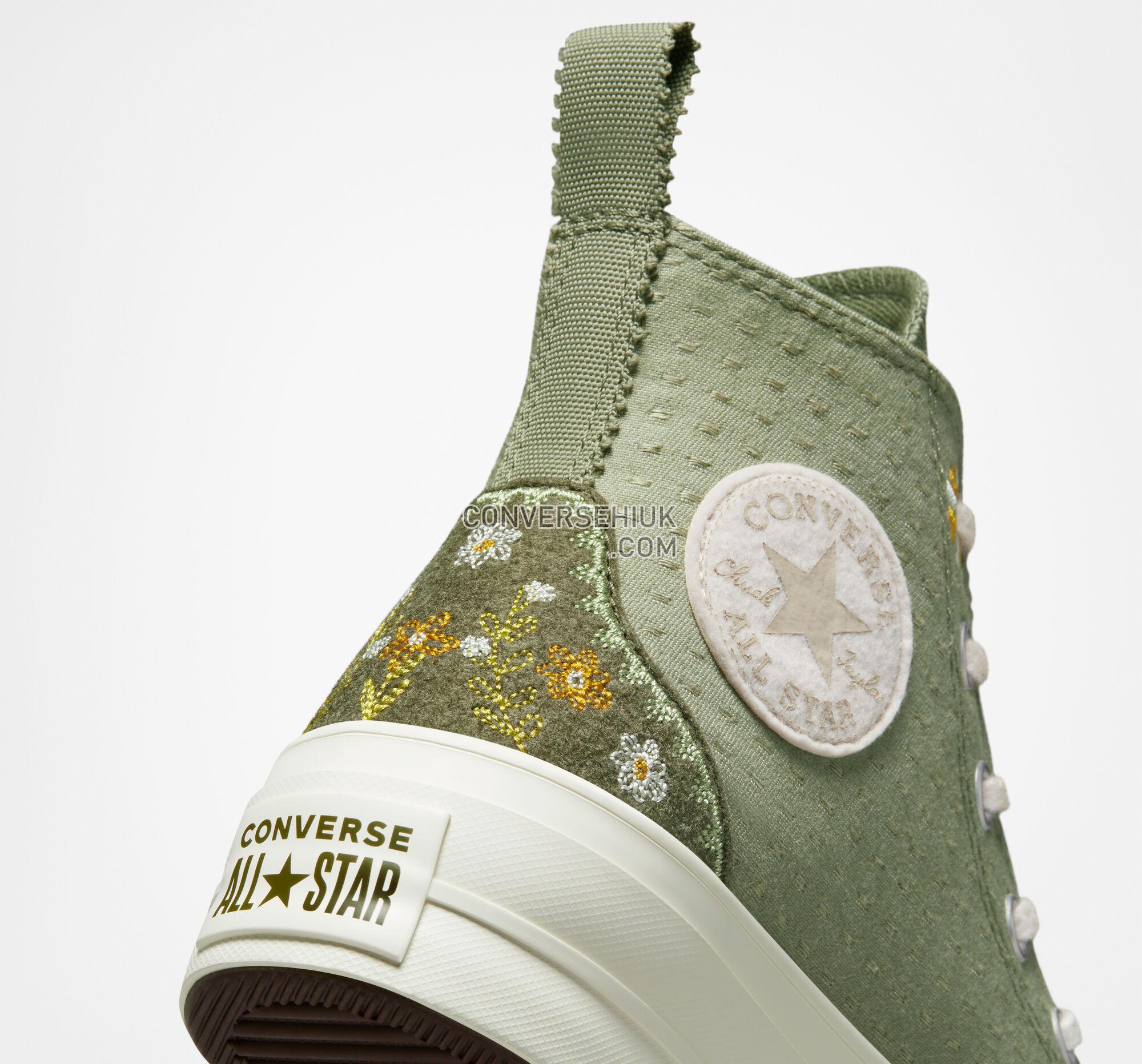 Converse Chuck Taylor All Star Lift Platform Autumn Embroidery Light Field Surplus/Utility A05069C Shoes