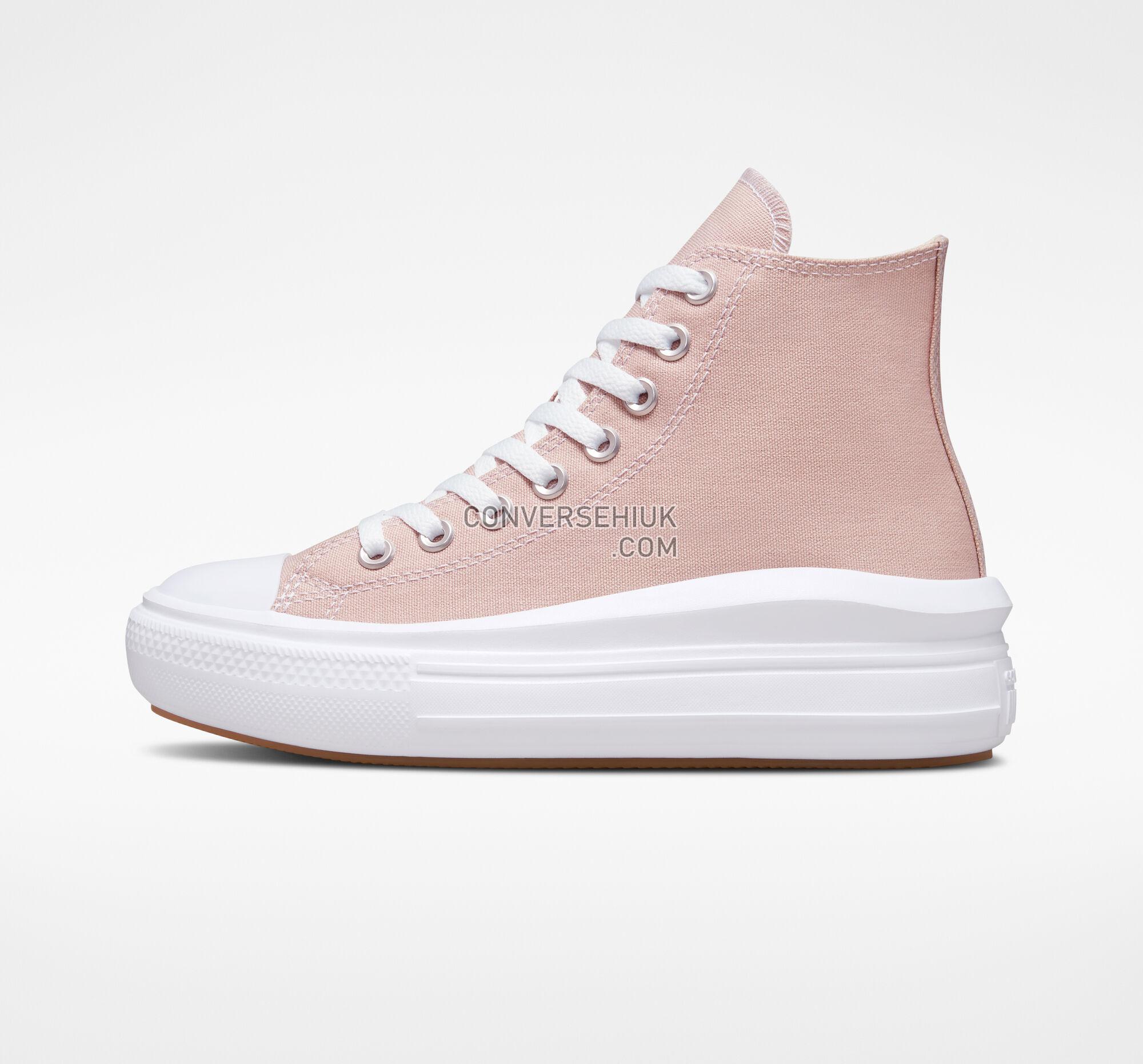 Converse Chuck Taylor All Star Move Platform Seasonal Color Stone Mauve/White/White A01369C Shoes