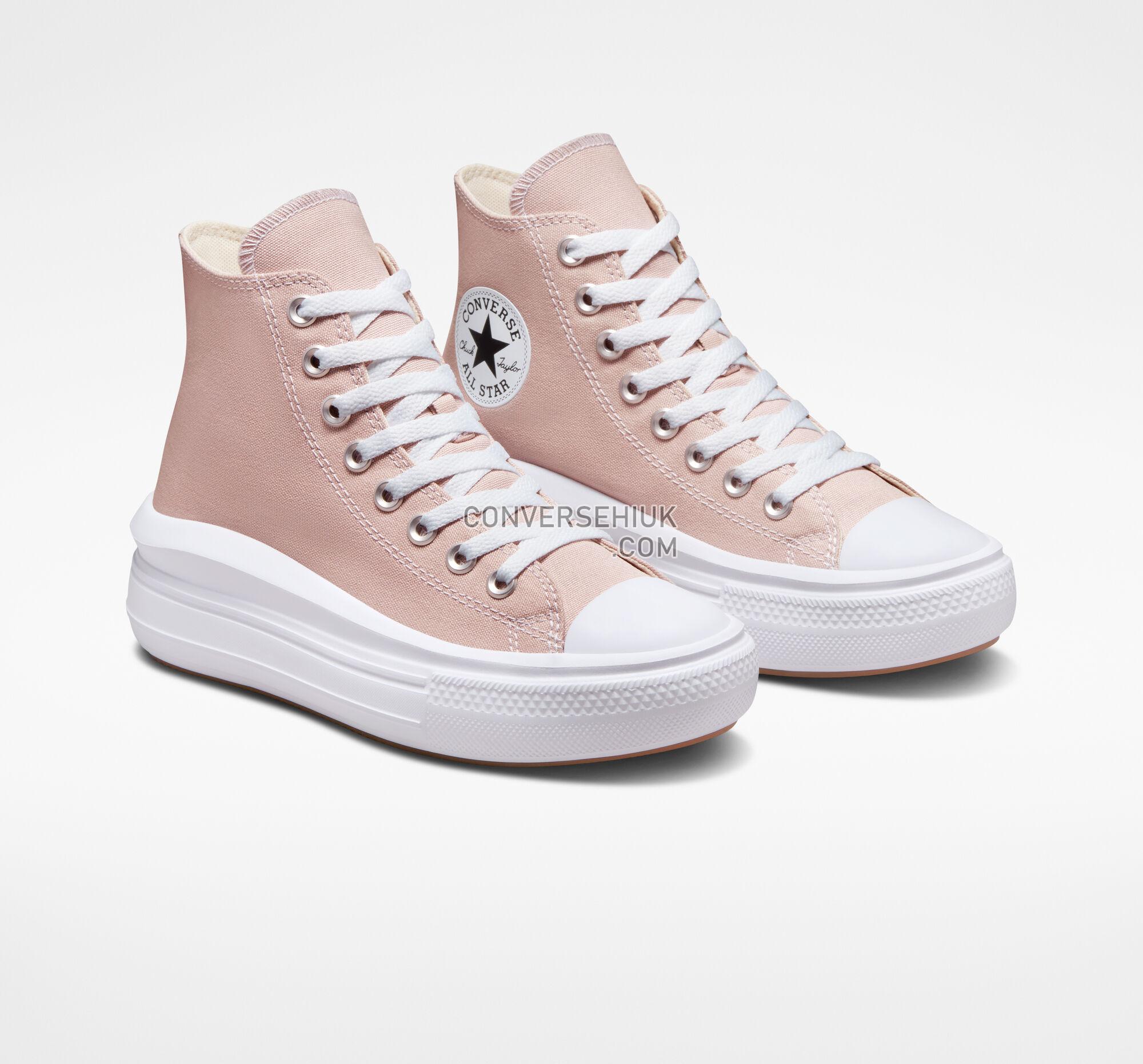 Converse Chuck Taylor All Star Move Platform Seasonal Color Stone Mauve/White/White A01369C Shoes