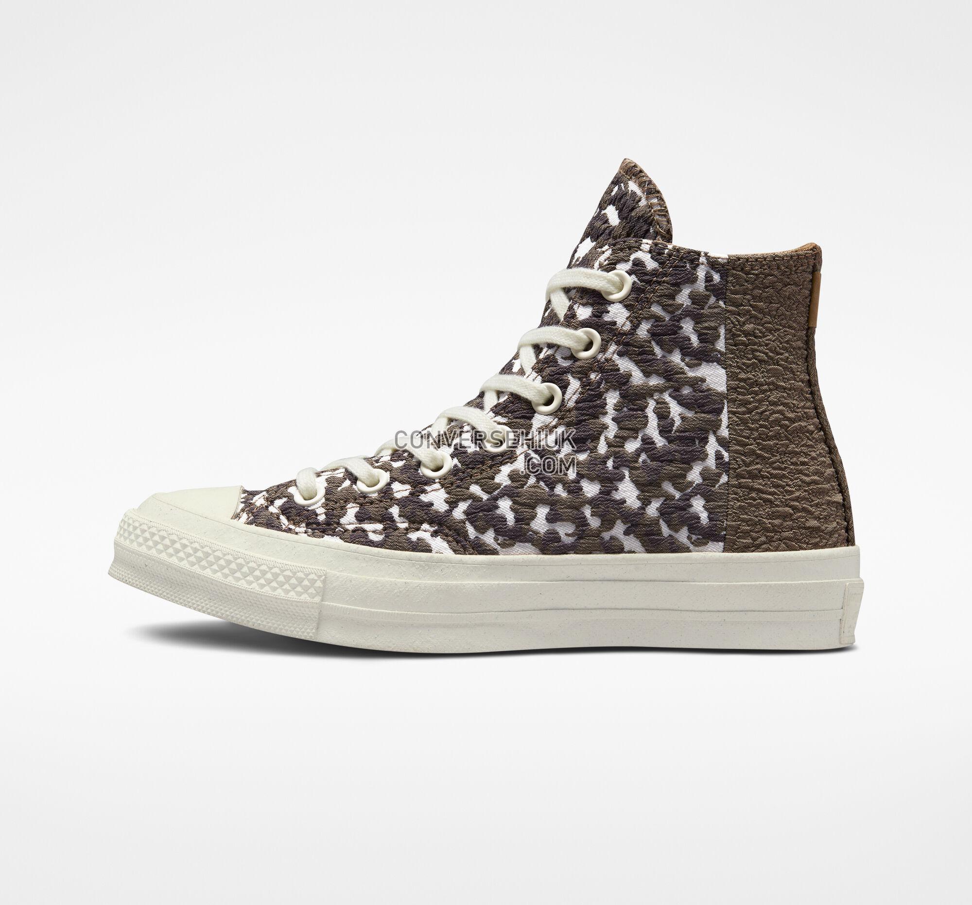 Converse Chuck 70 Split Upper Jacquard Camo Sand Dune/Dark Raisin/Egret A01704C Shoes