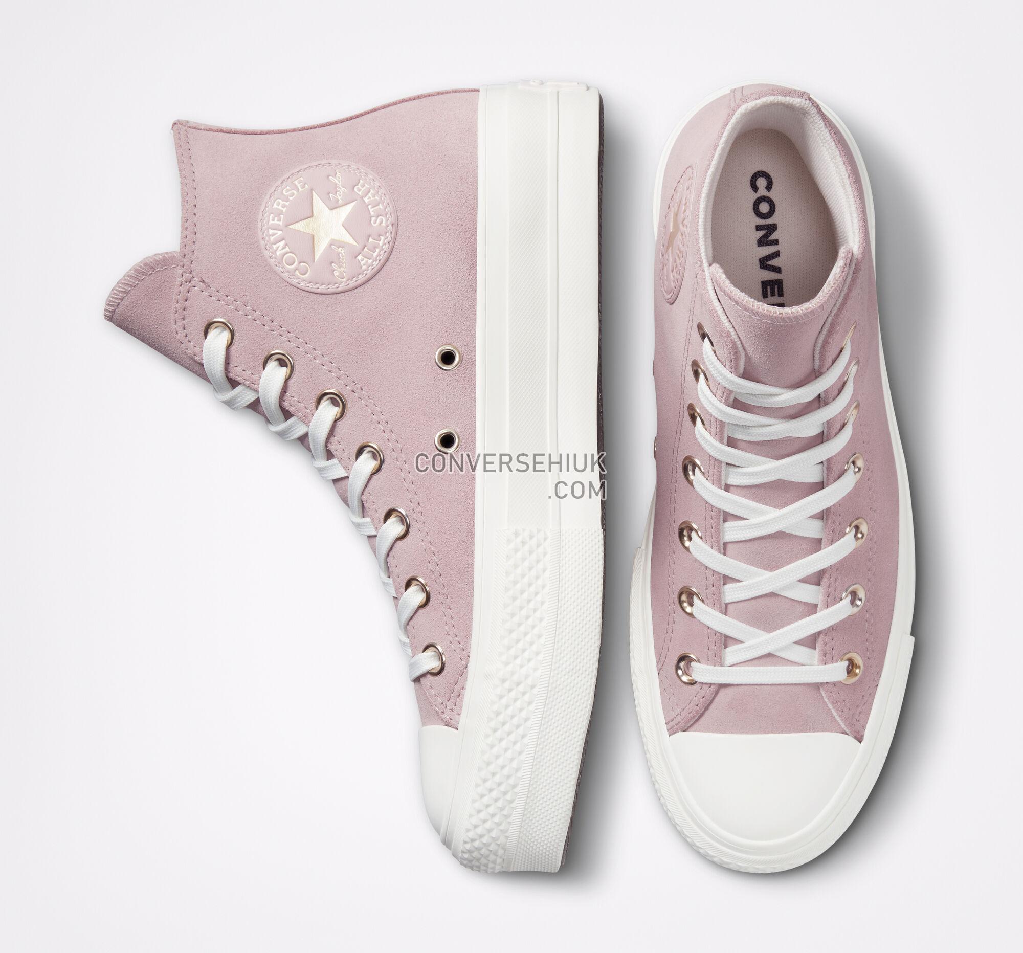 Converse Chuck Taylor All Star Lift Platform Earthy Neutrals Stone Mauve/Egret/Egret A03728C Shoes