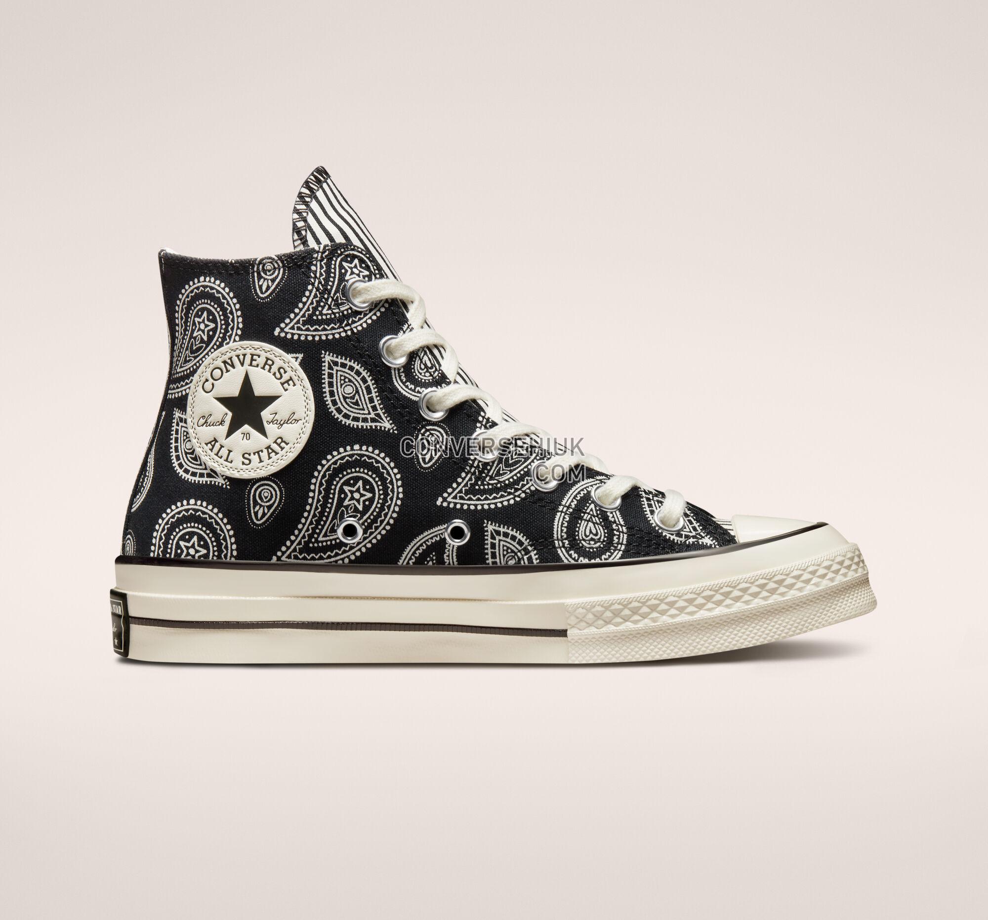 Converse Chuck 70 Paisley Black/Egret/Egret A03299C Shoes