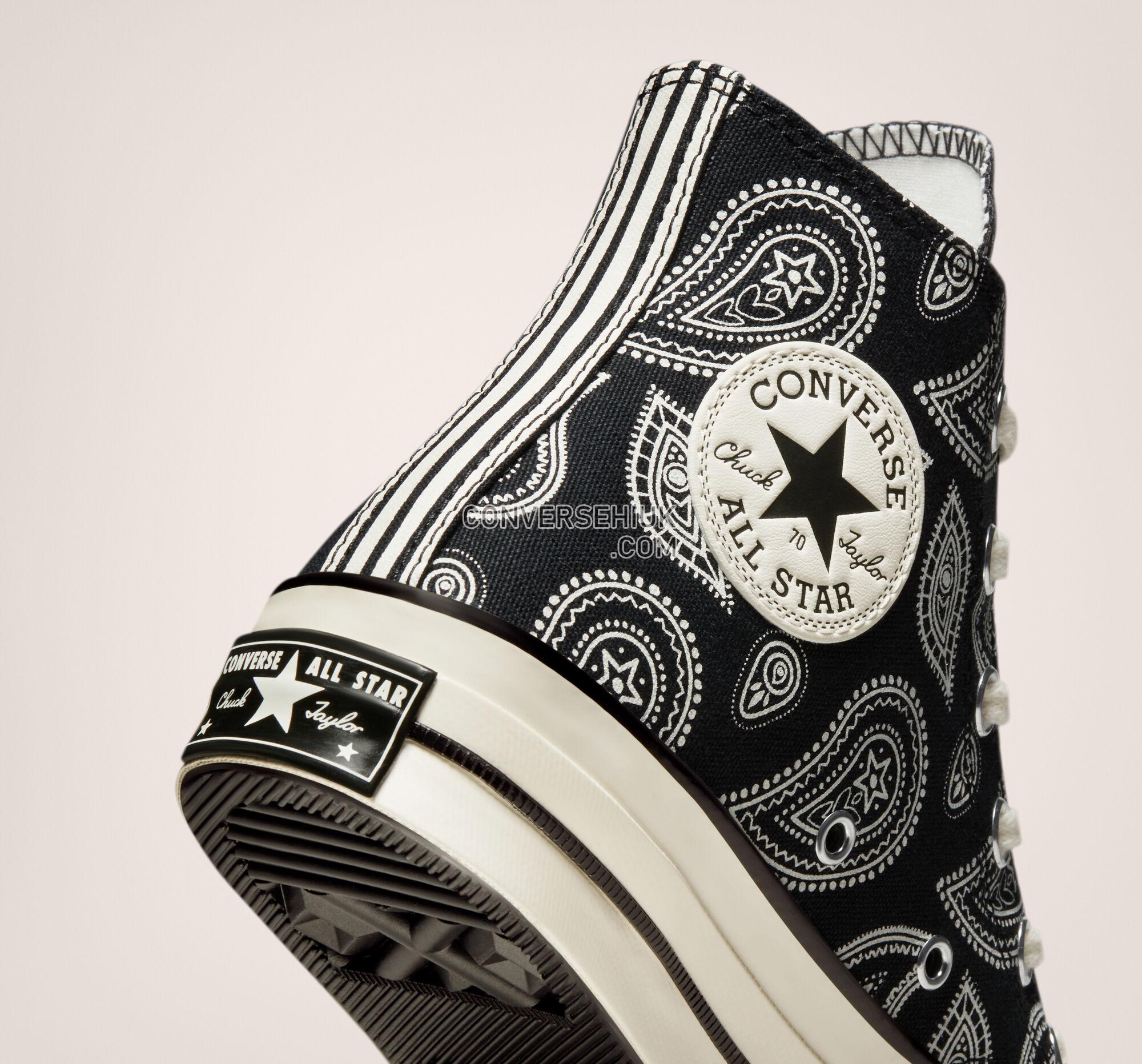 Converse Chuck 70 Paisley Black/Egret/Egret A03299C Shoes