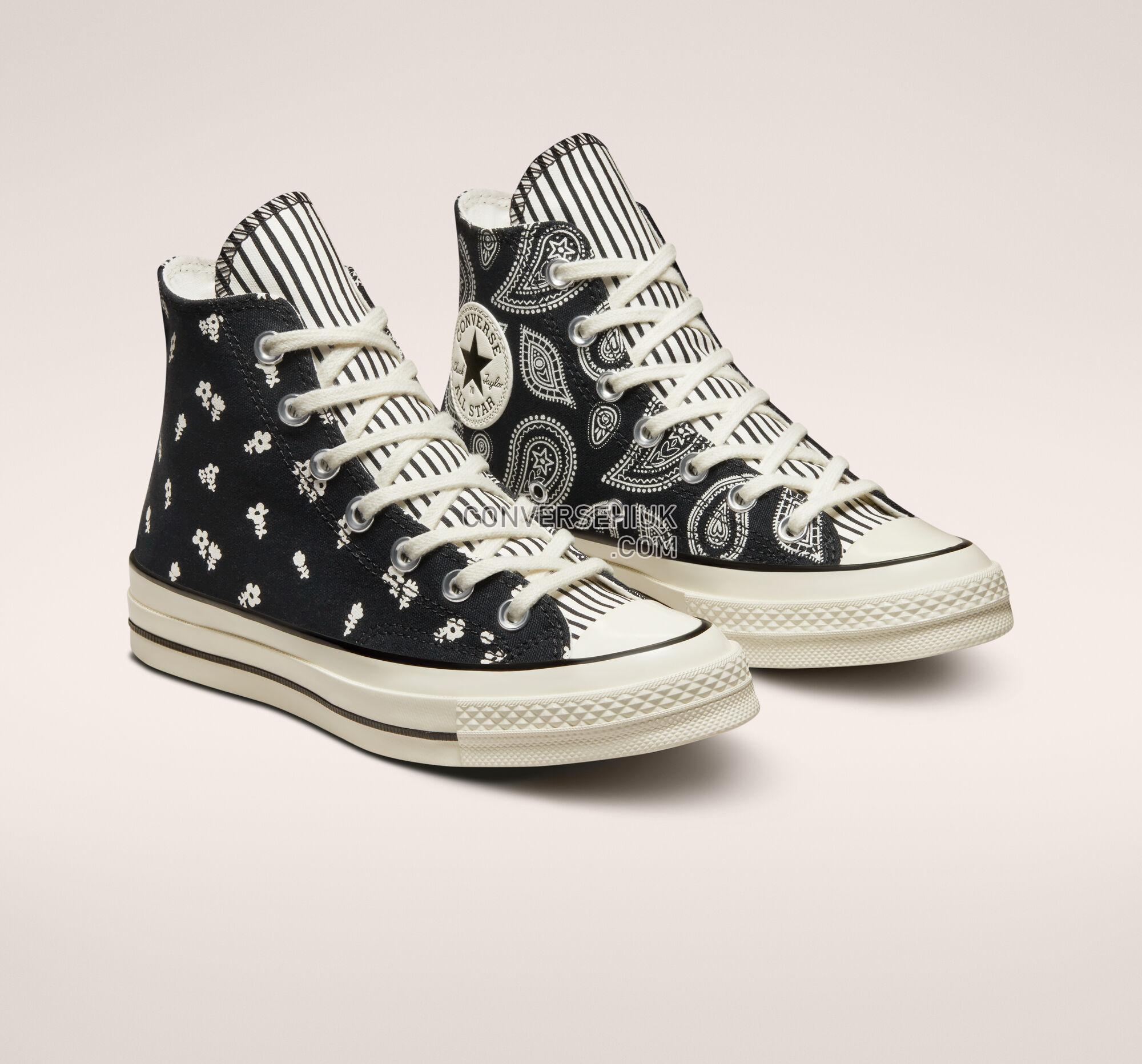 Converse Chuck 70 Paisley Black/Egret/Egret A03299C Shoes