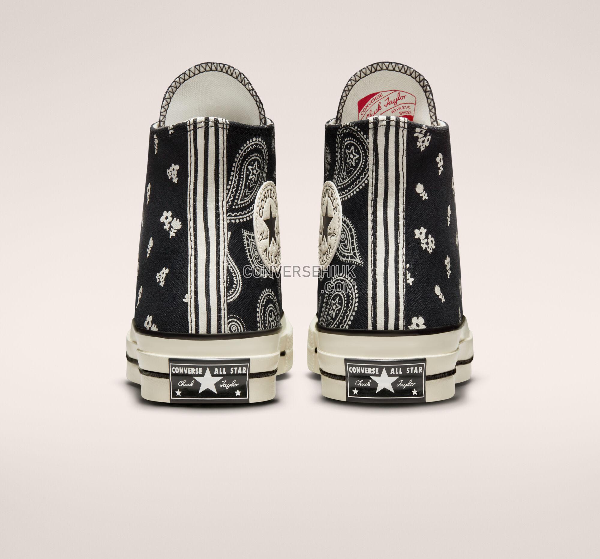 Converse Chuck 70 Paisley Black/Egret/Egret A03299C Shoes