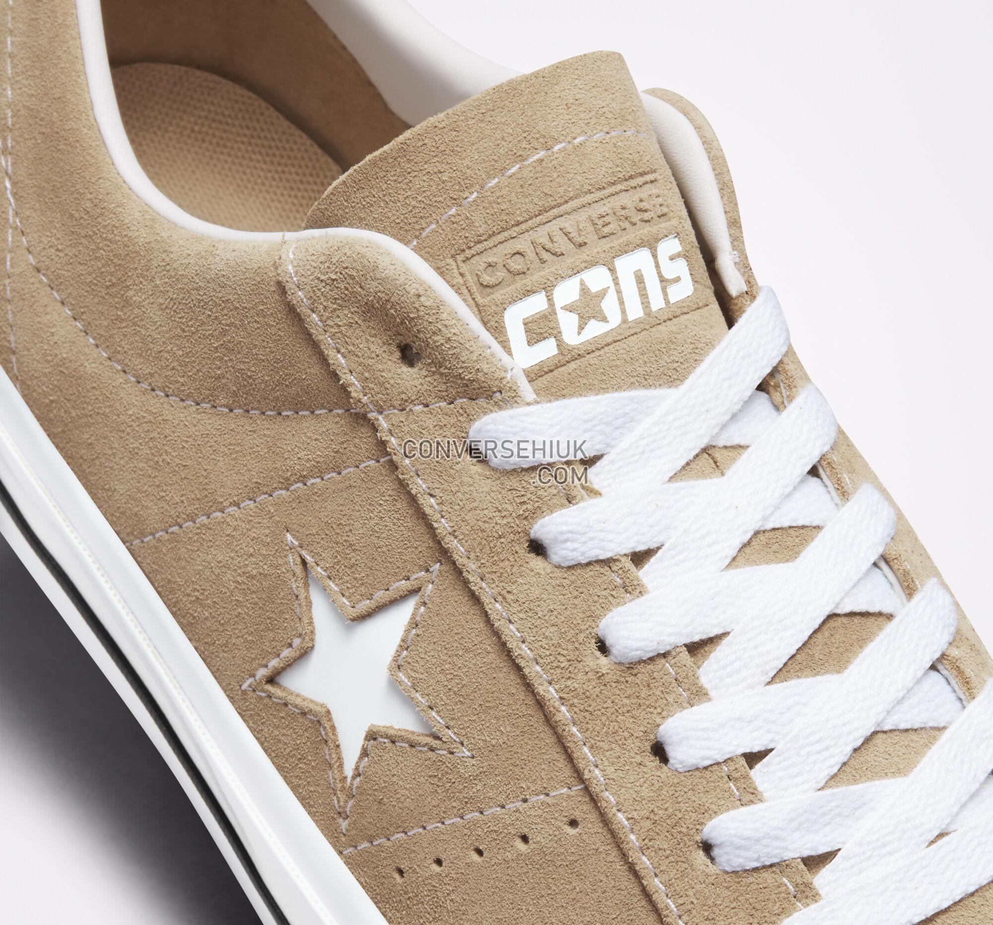 Converse One Star Pro Suede Nomad Khaki/Black/White A00941C Shoes