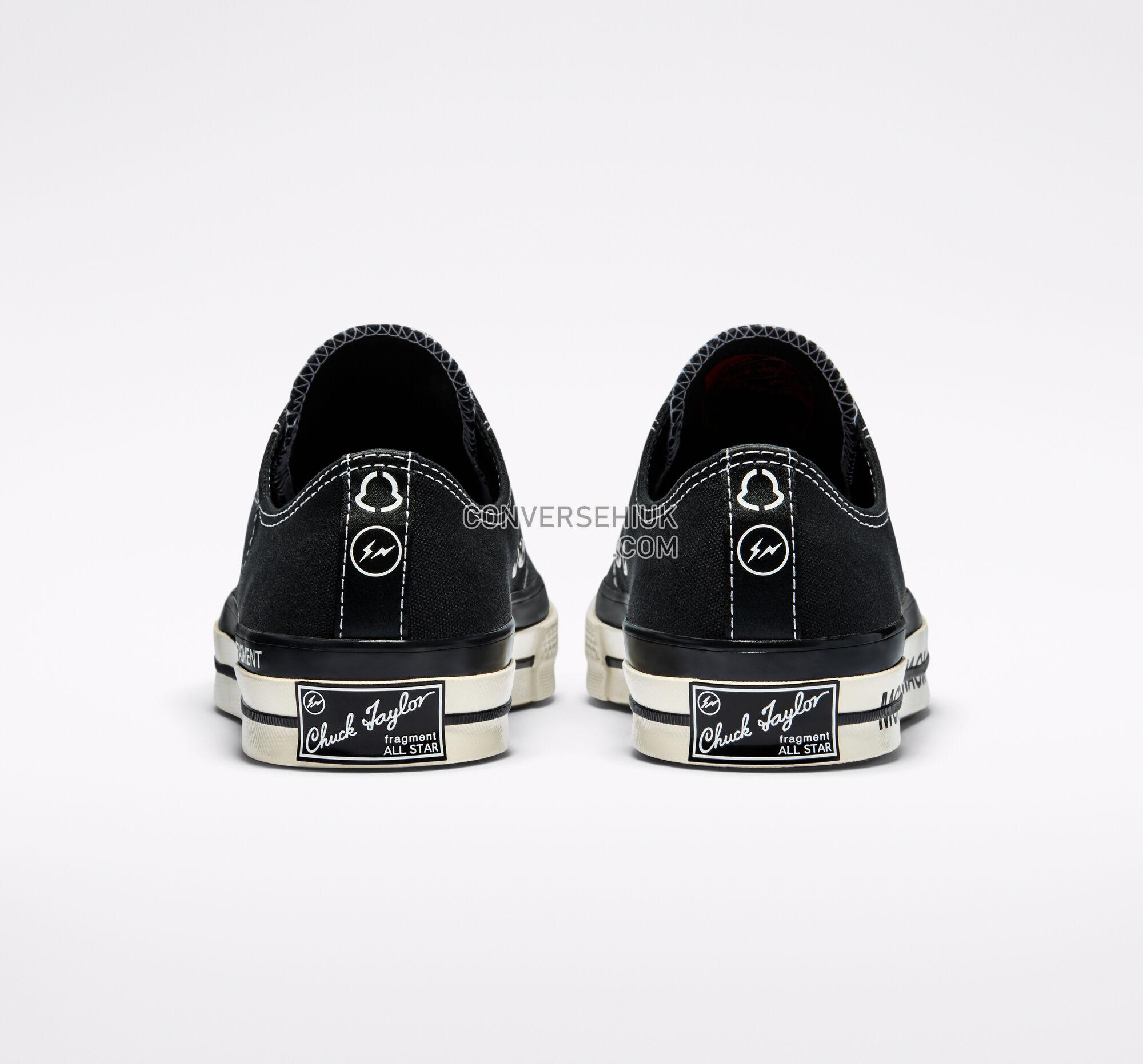 Converse 7 Moncler FRGMT Chuck 70 Black/Black/Egret 172320C Shoes