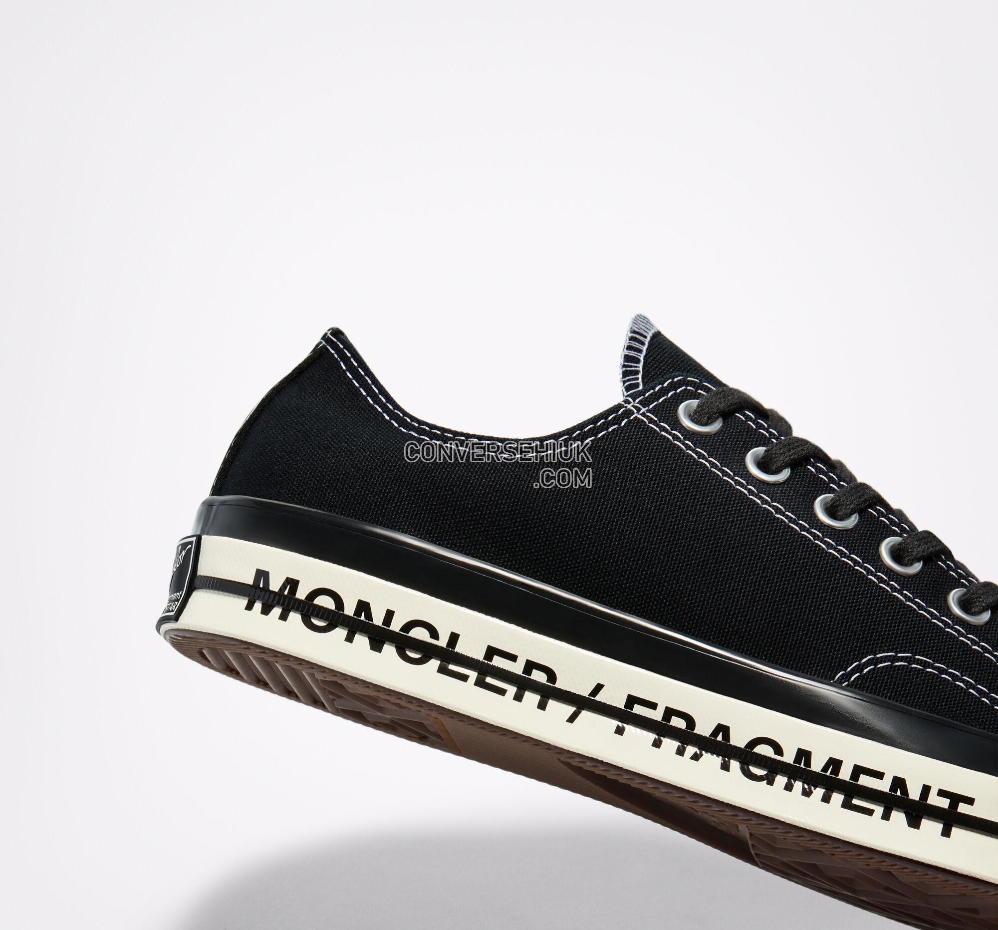 Converse 7 Moncler FRGMT Chuck 70 Black/Black/Egret 172320C Shoes