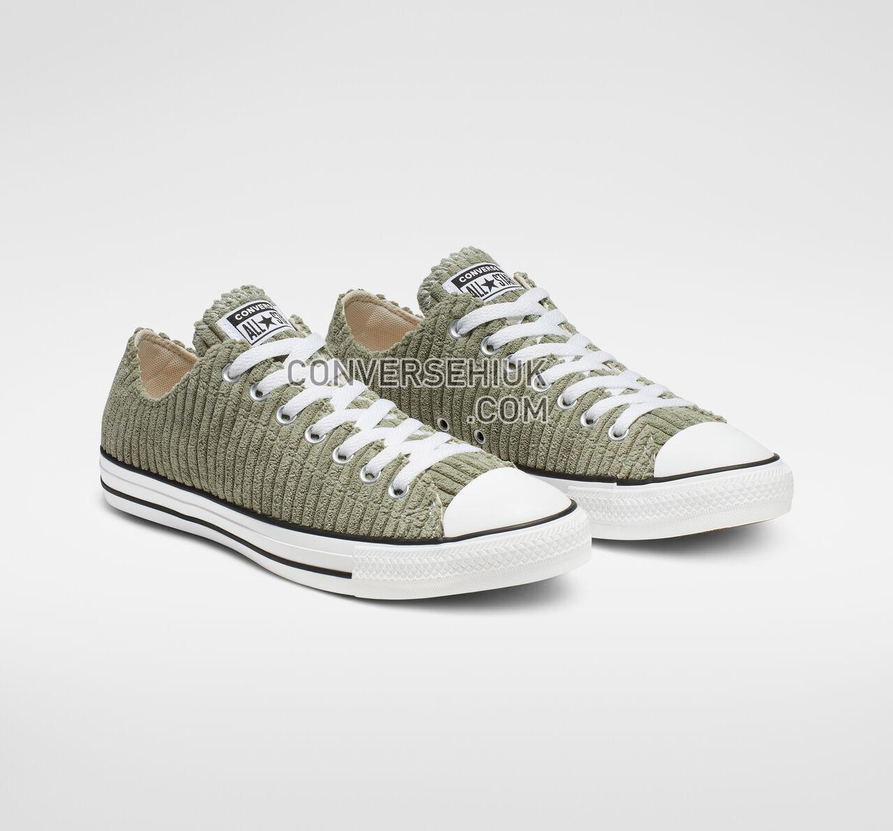 Converse Chuck Taylor All Star Wide Wale Cord Low Top Jade Stone/White/Black 165454F Shoes