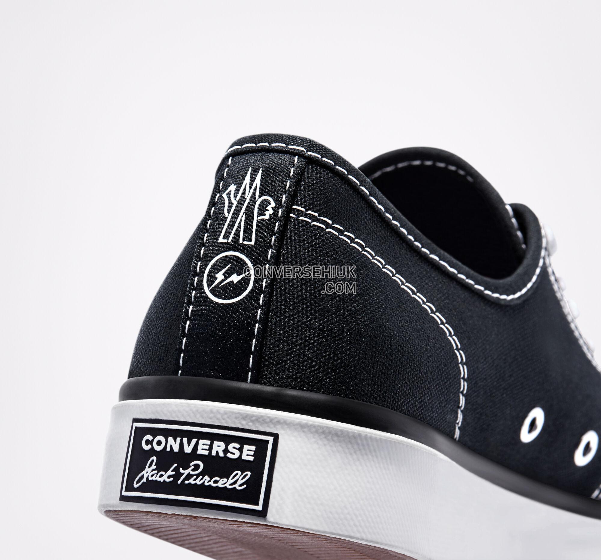 Converse 7 Moncler FRGMT Converse Jack Purcell Black/Black/White 172321C Shoes