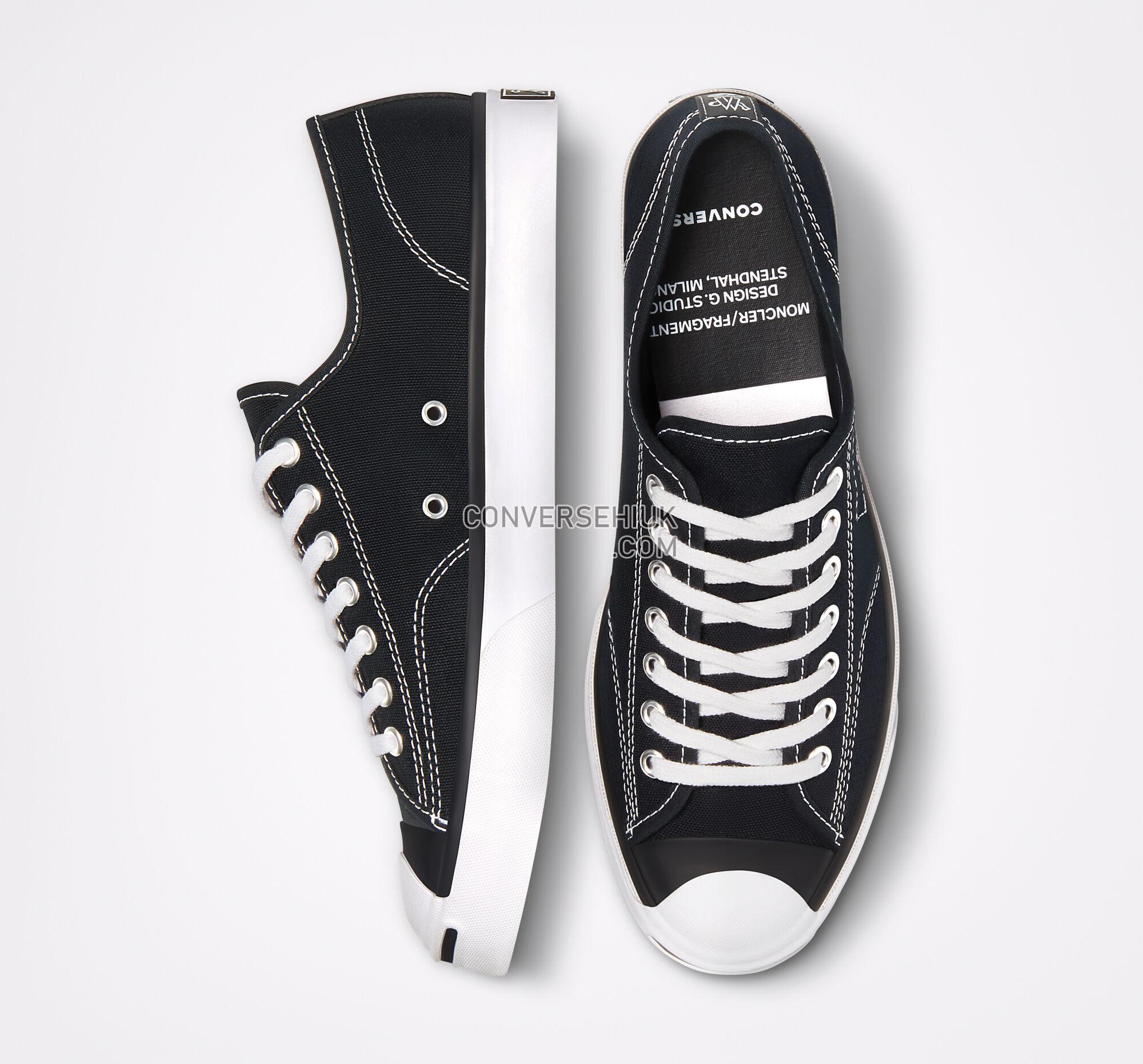 Converse 7 Moncler FRGMT Converse Jack Purcell Black/Black/White 172321C Shoes