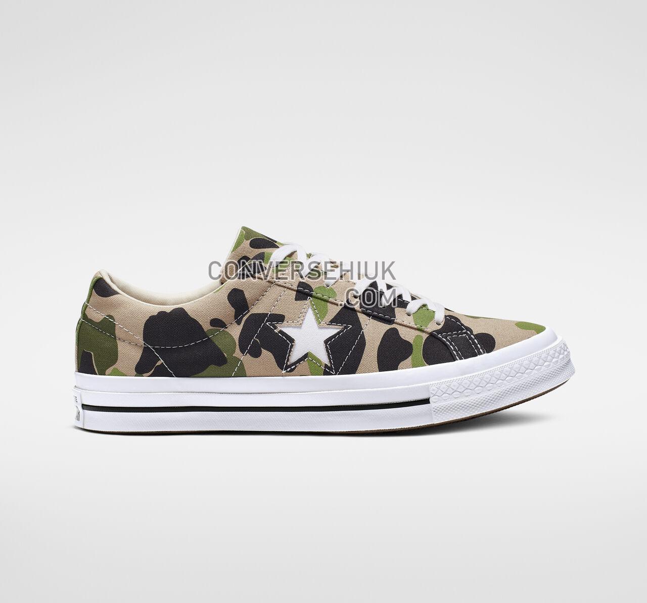 Converse One Star Archive Prints Low Top Candied Ginger/Piquant Green 165027C Shoes