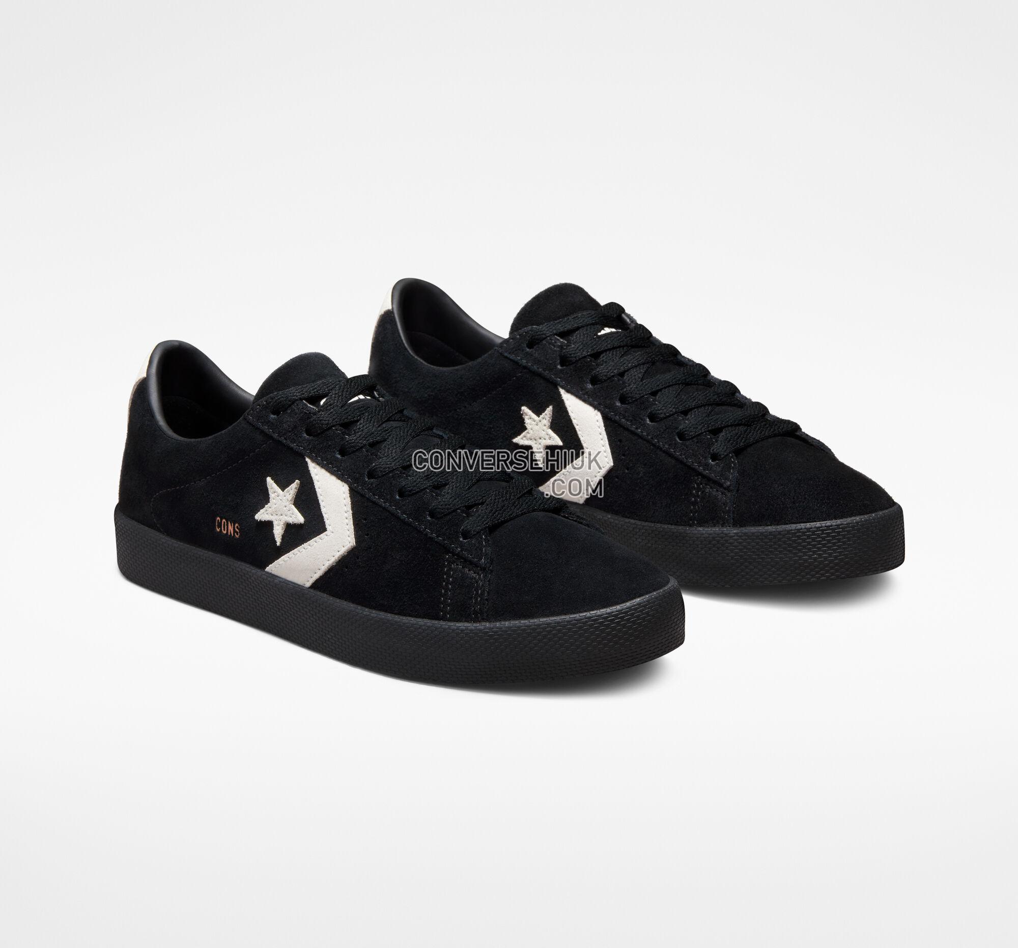 Converse Pro Leather Vulc Pro Black/Egret/Black A01255C Shoes