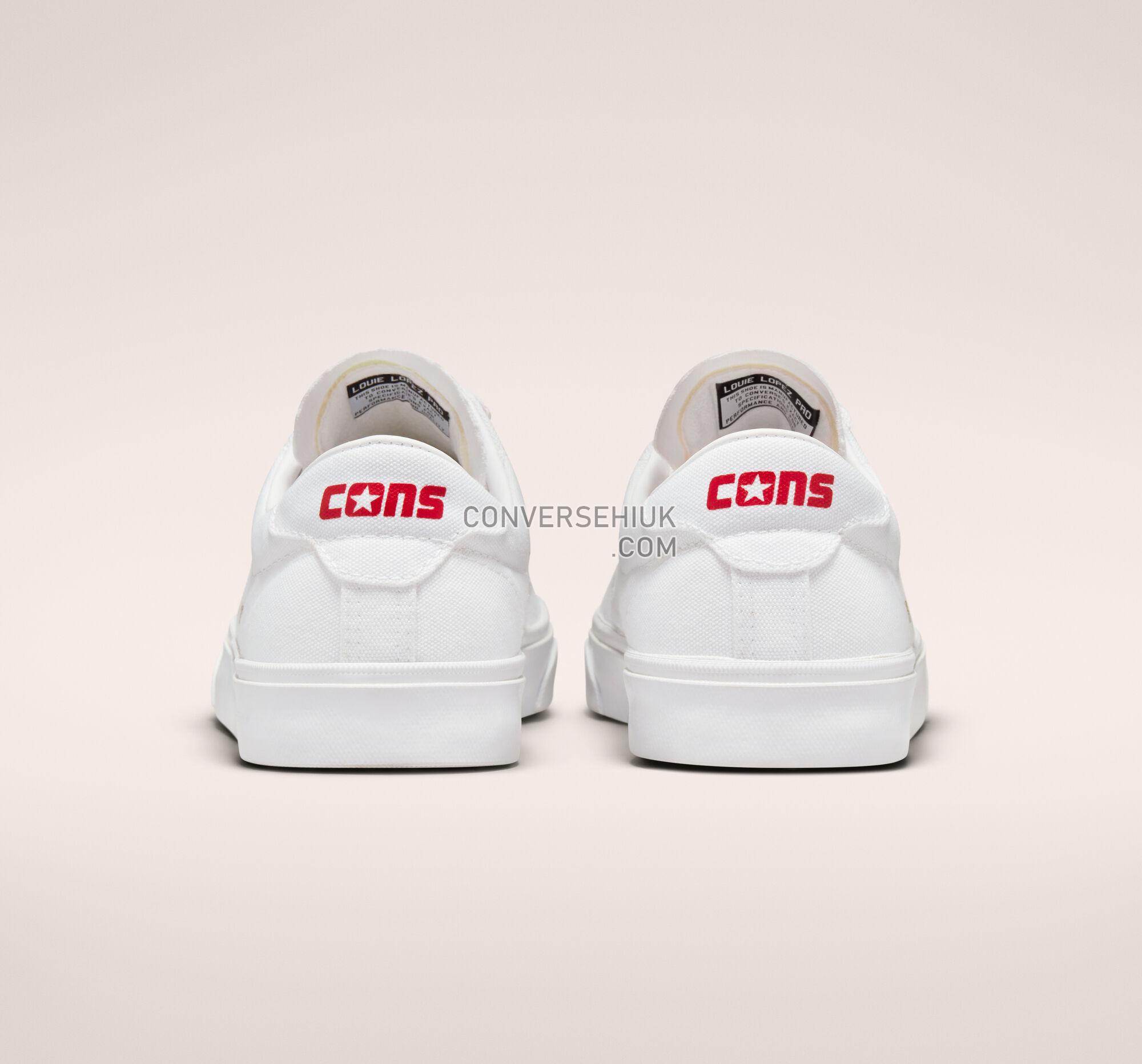 Converse Louie Lopez Pro Canvas White/Red/White A02416C Shoes