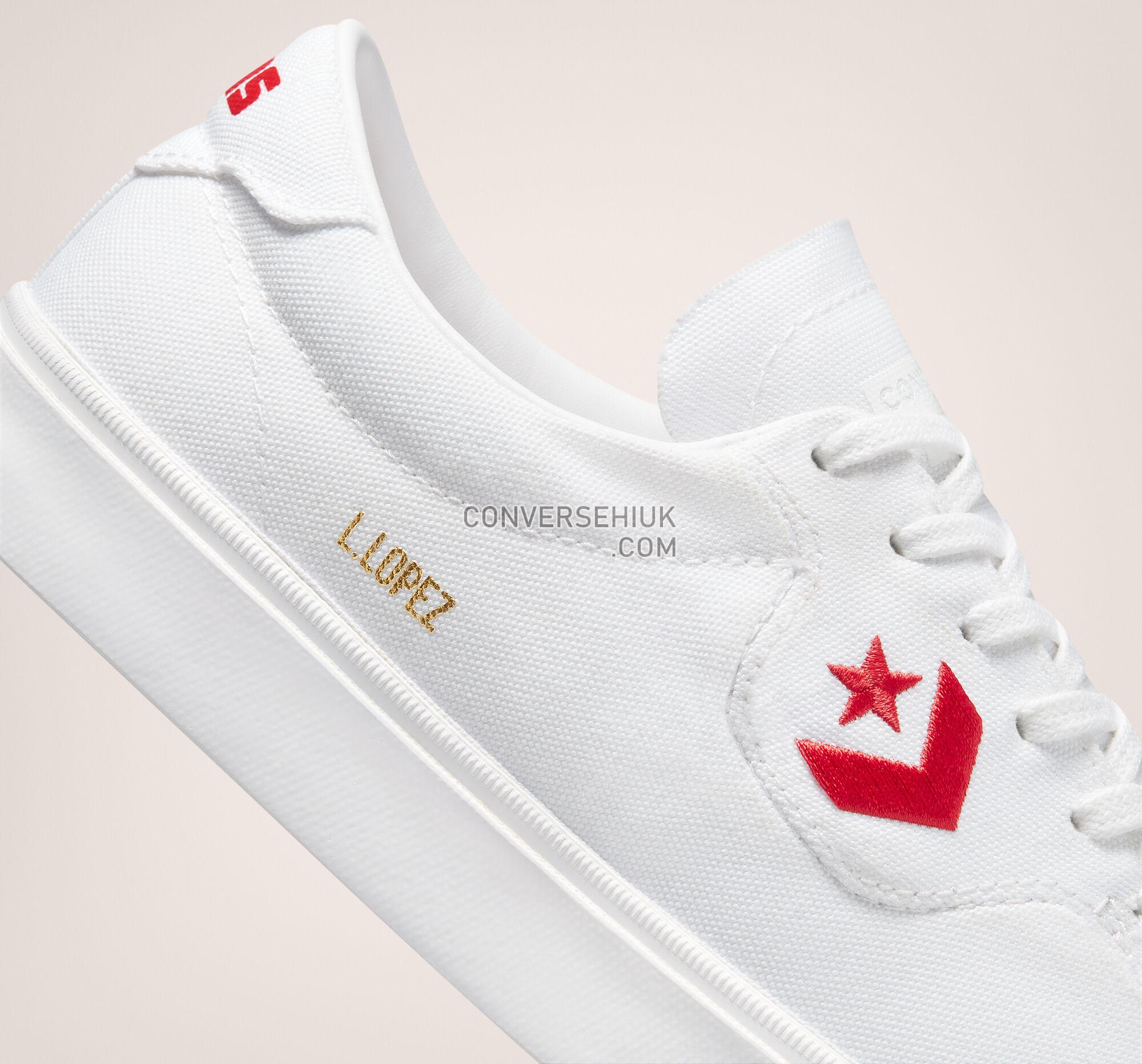 Converse Louie Lopez Pro Canvas White/Red/White A02416C Shoes