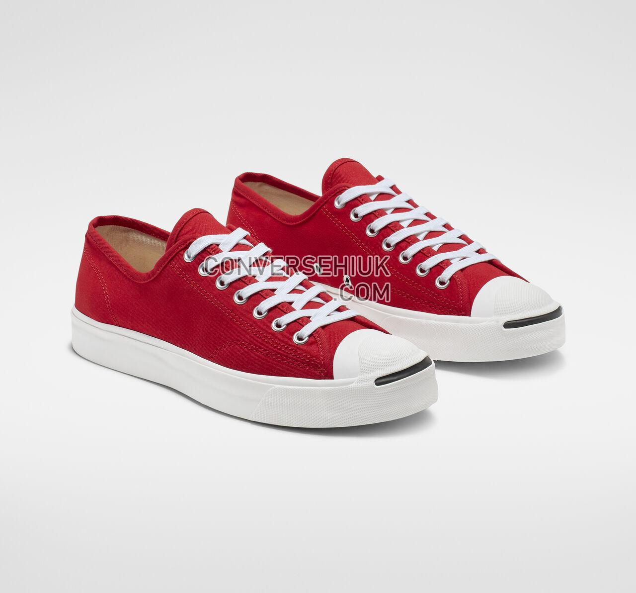 Converse Jack Purcell Low Top Enamel Red/White/Black 165010C Shoes