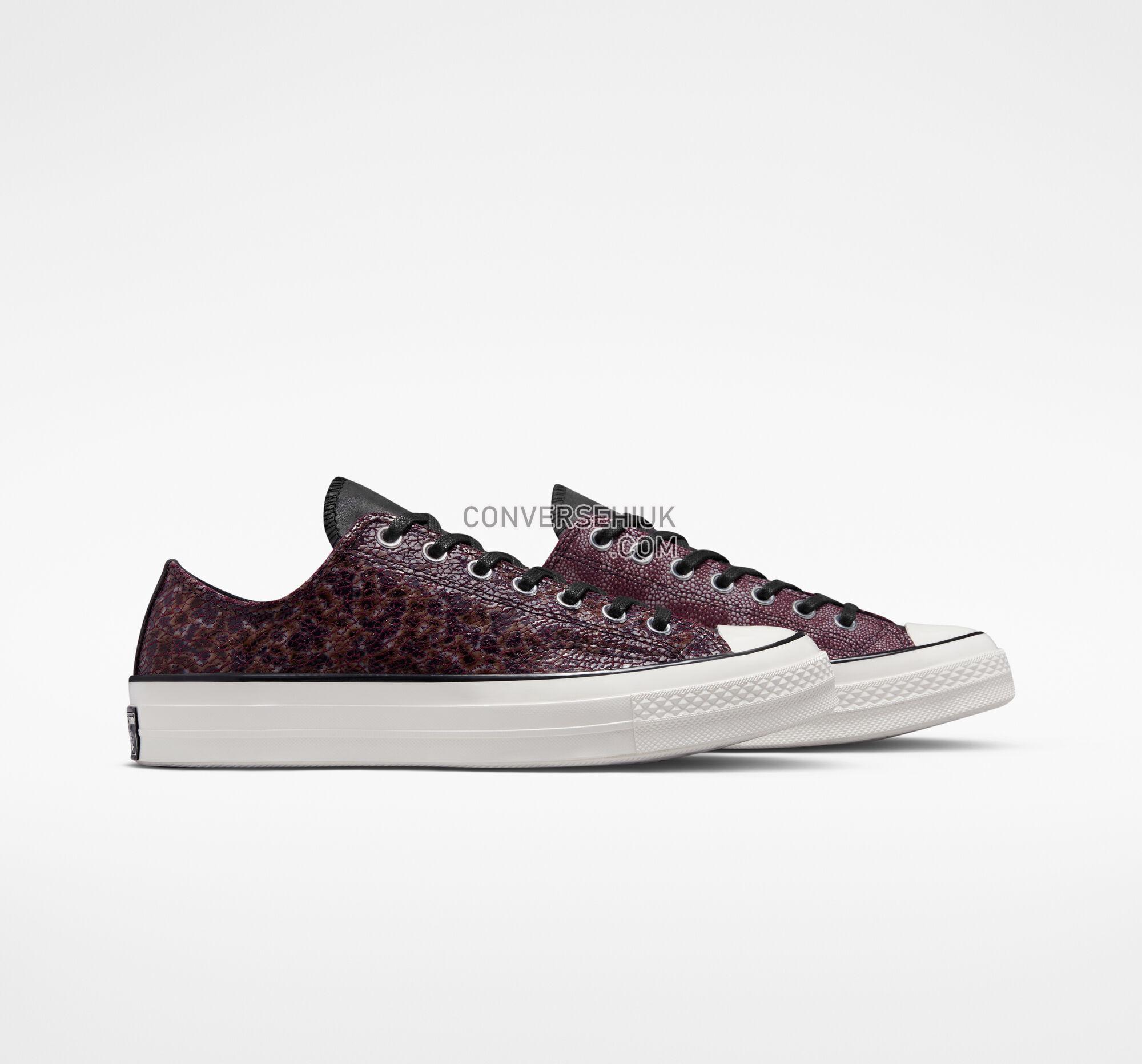 Converse Chuck 70 Stingray Split Black Cherry/Saddle/Rust Pink A01085C Shoes