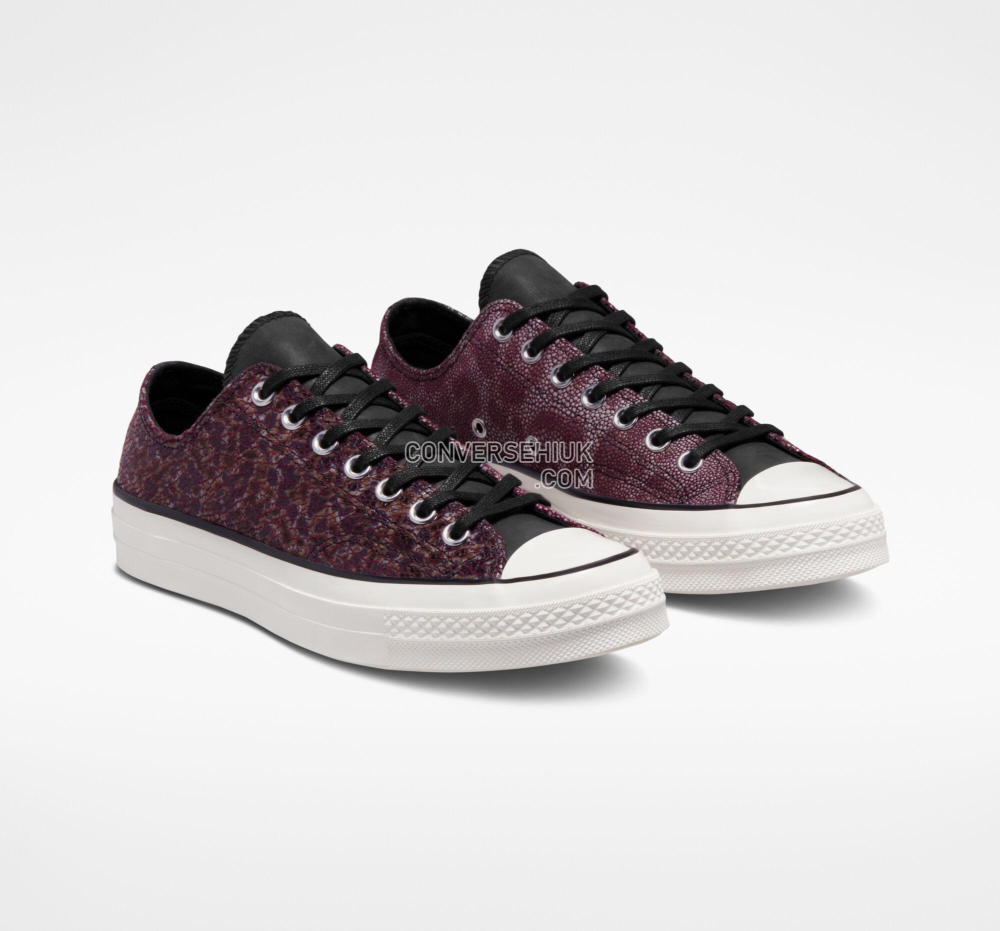 Converse Chuck 70 Stingray Split Black Cherry/Saddle/Rust Pink A01085C Shoes