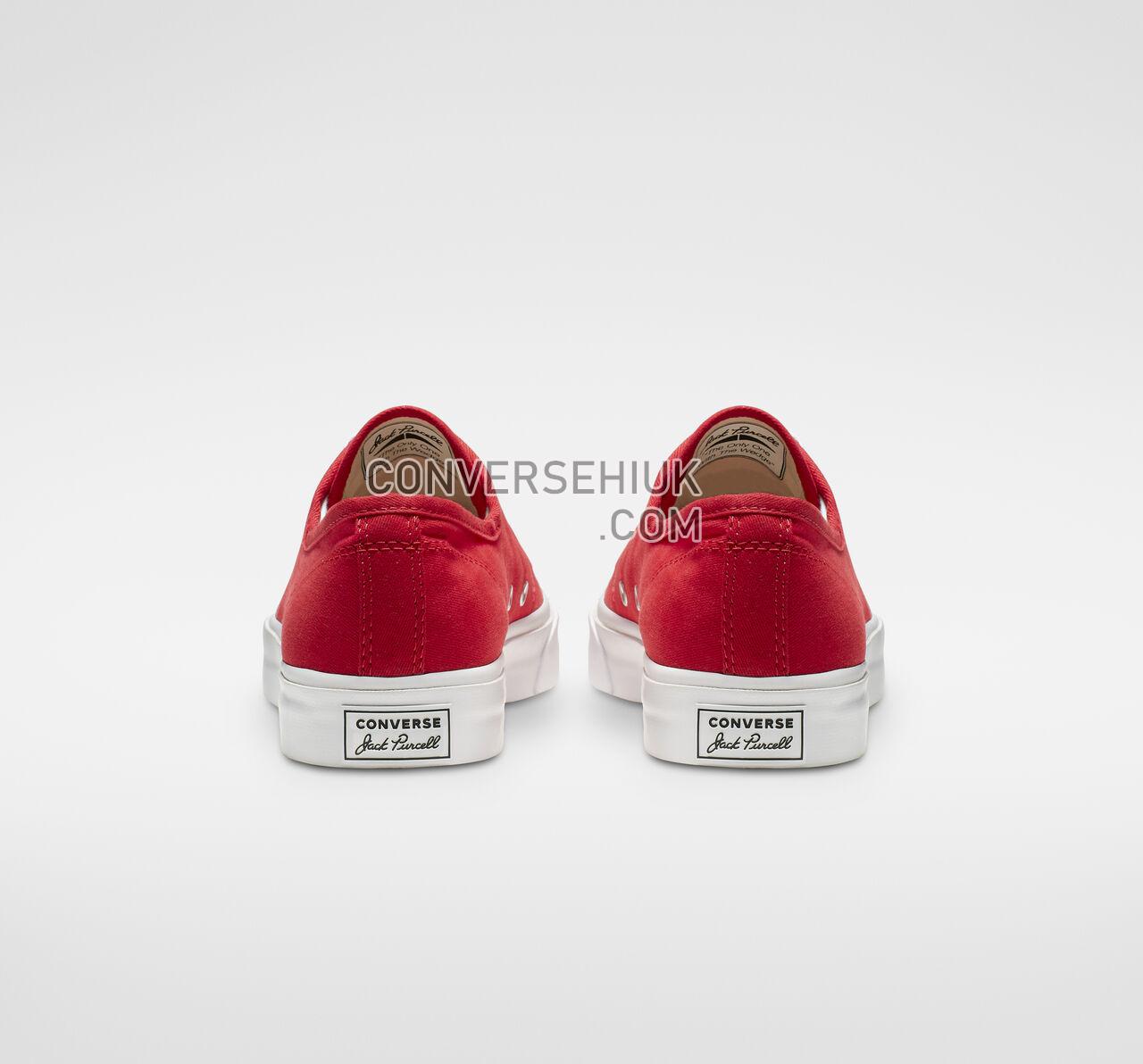 Converse Jack Purcell Low Top Enamel Red/White/Black 165010C Shoes