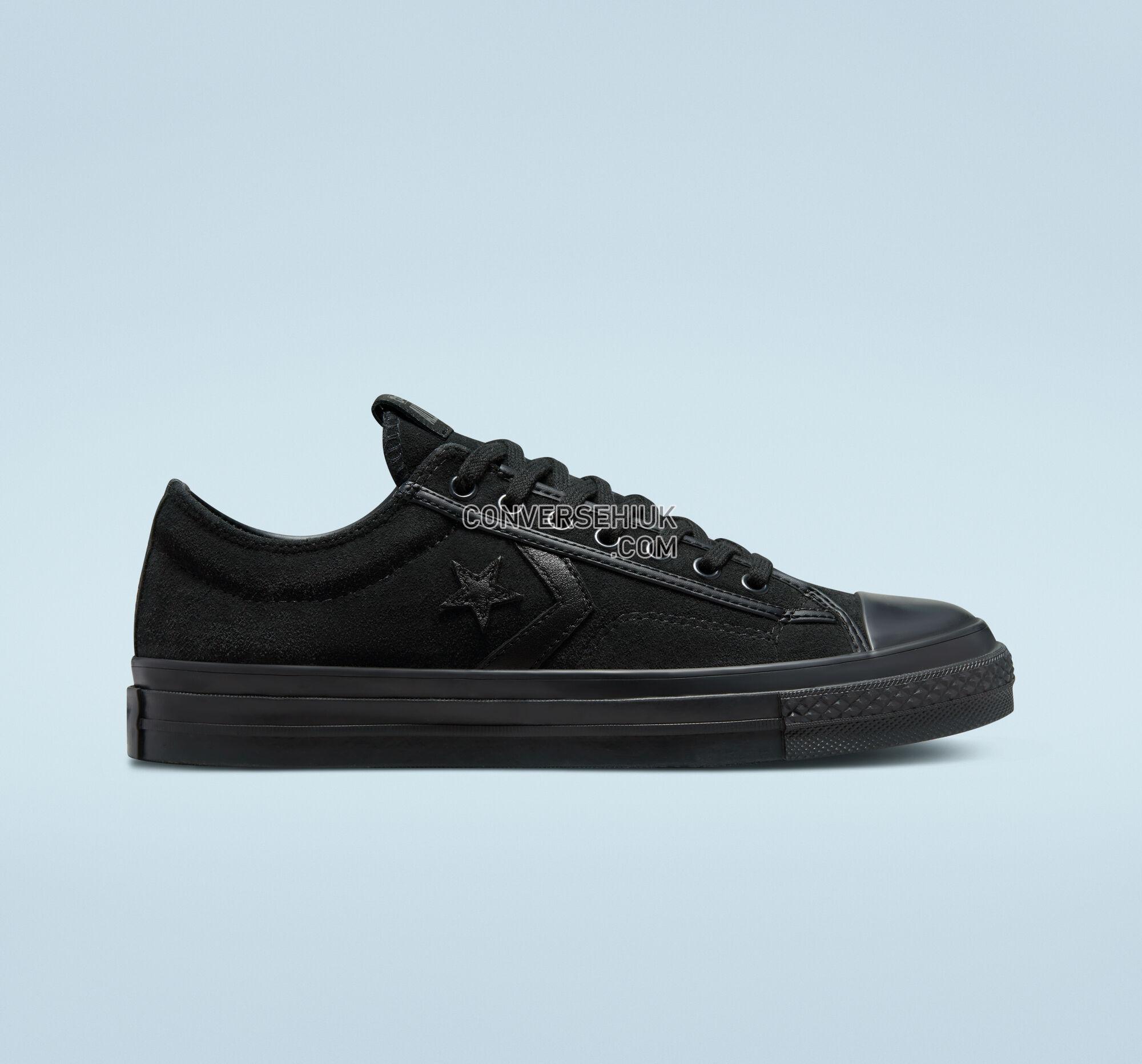 Converse Star Player 76 Mono Suede Black/Storm Wind/Black A03778C Shoes