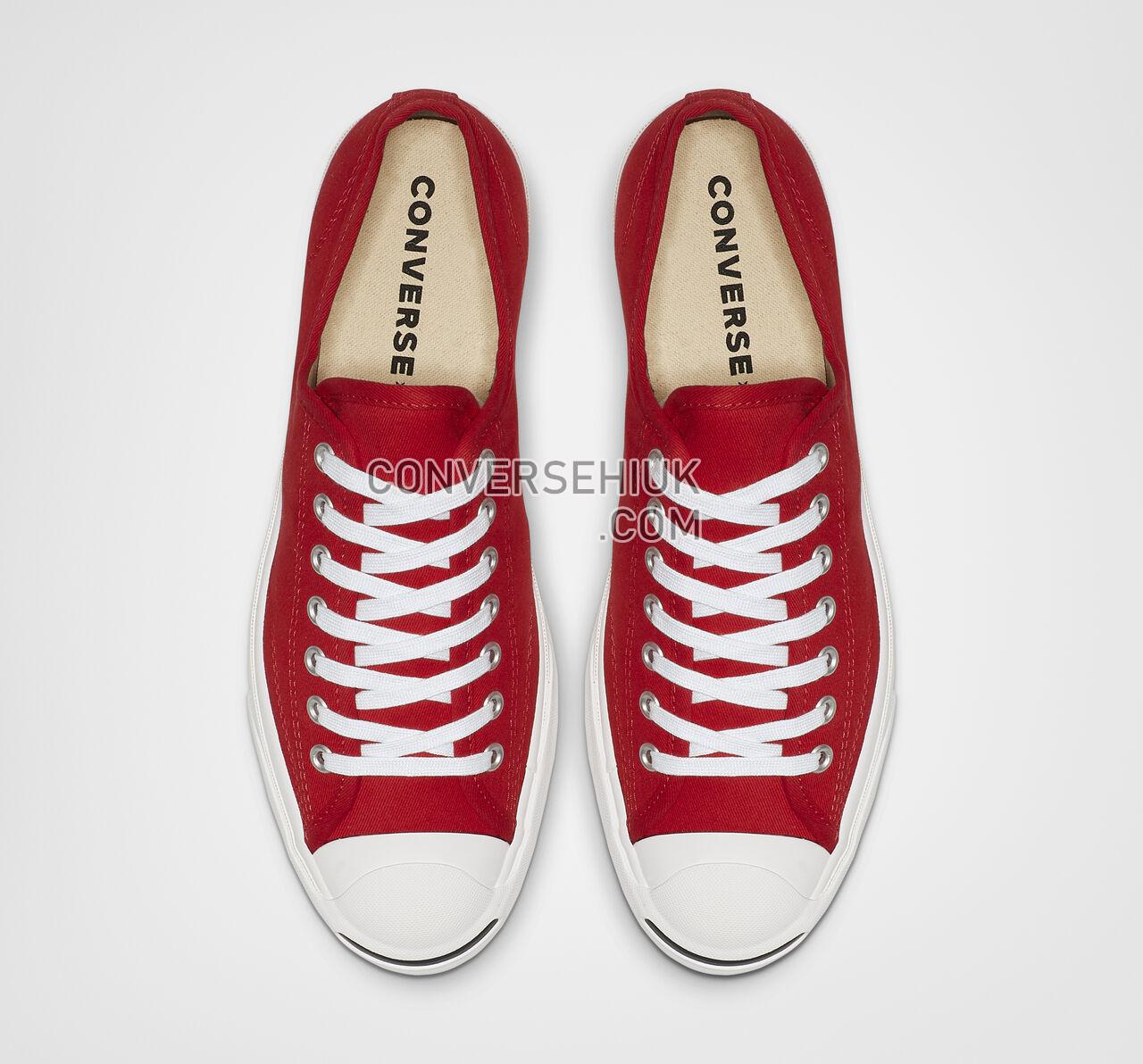 Converse Jack Purcell Low Top Enamel Red/White/Black 165010C Shoes