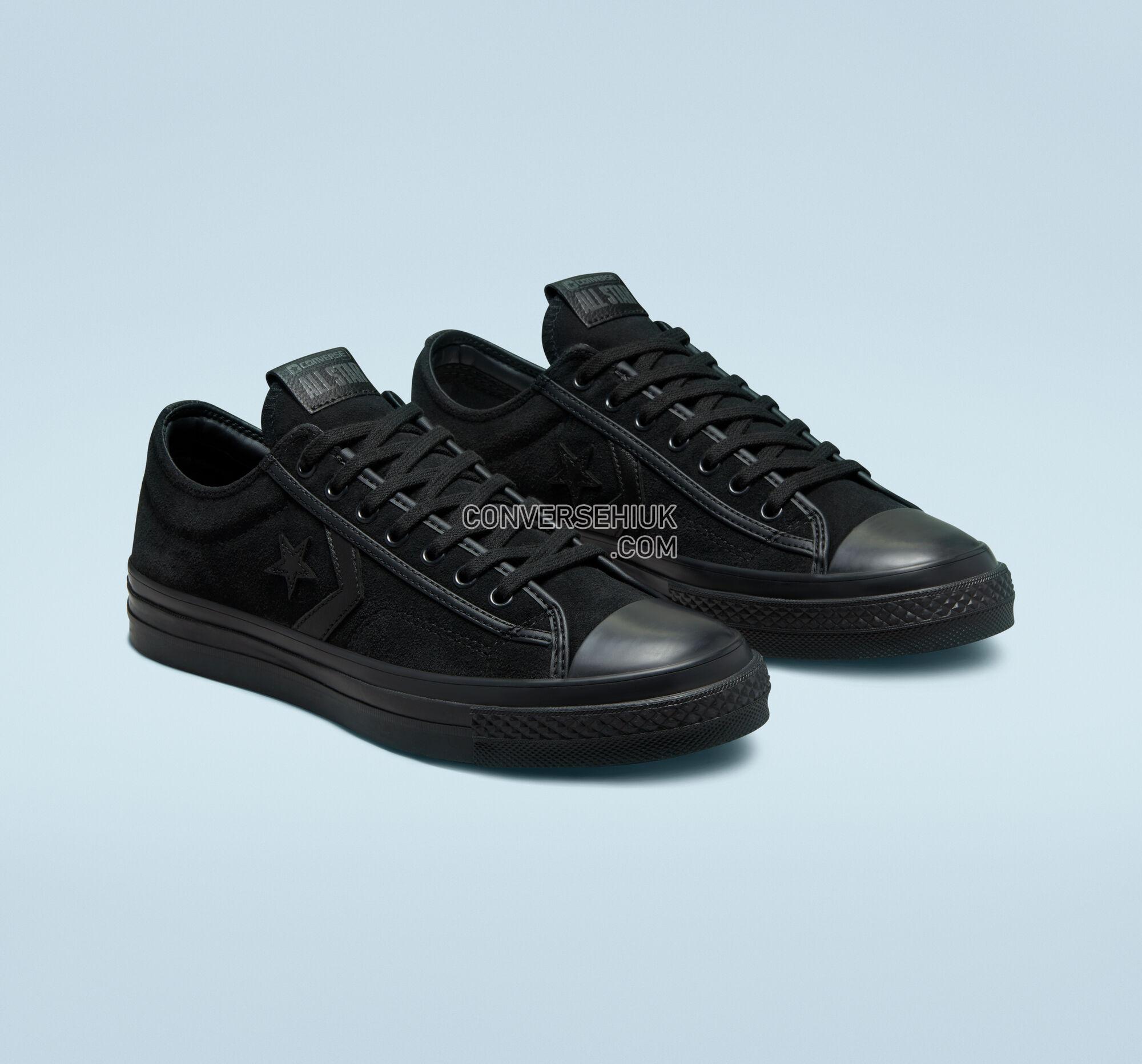 Converse Star Player 76 Mono Suede Black/Storm Wind/Black A03778C Shoes