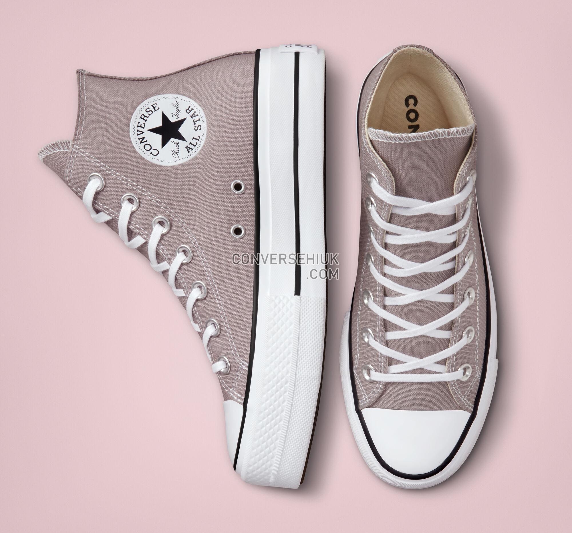 Converse Chuck Taylor All Star Lift Platform Canvas Vapor Mauve/Black/White 572083C Shoes