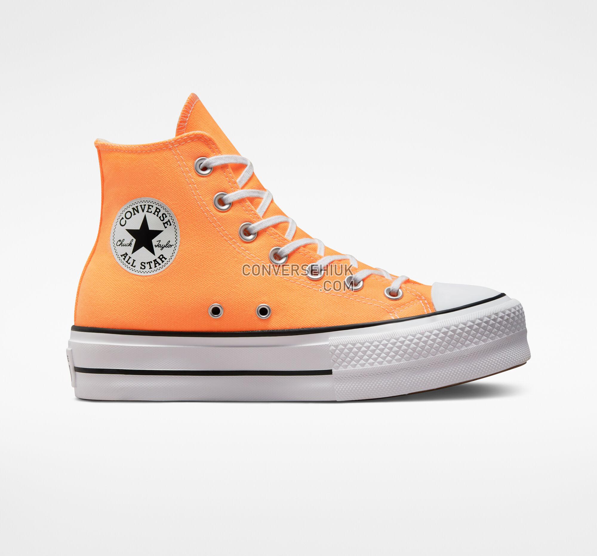 Converse Chuck Taylor All Star Lift Platform Canvas Peach Beam/Black/White A03052C Shoes