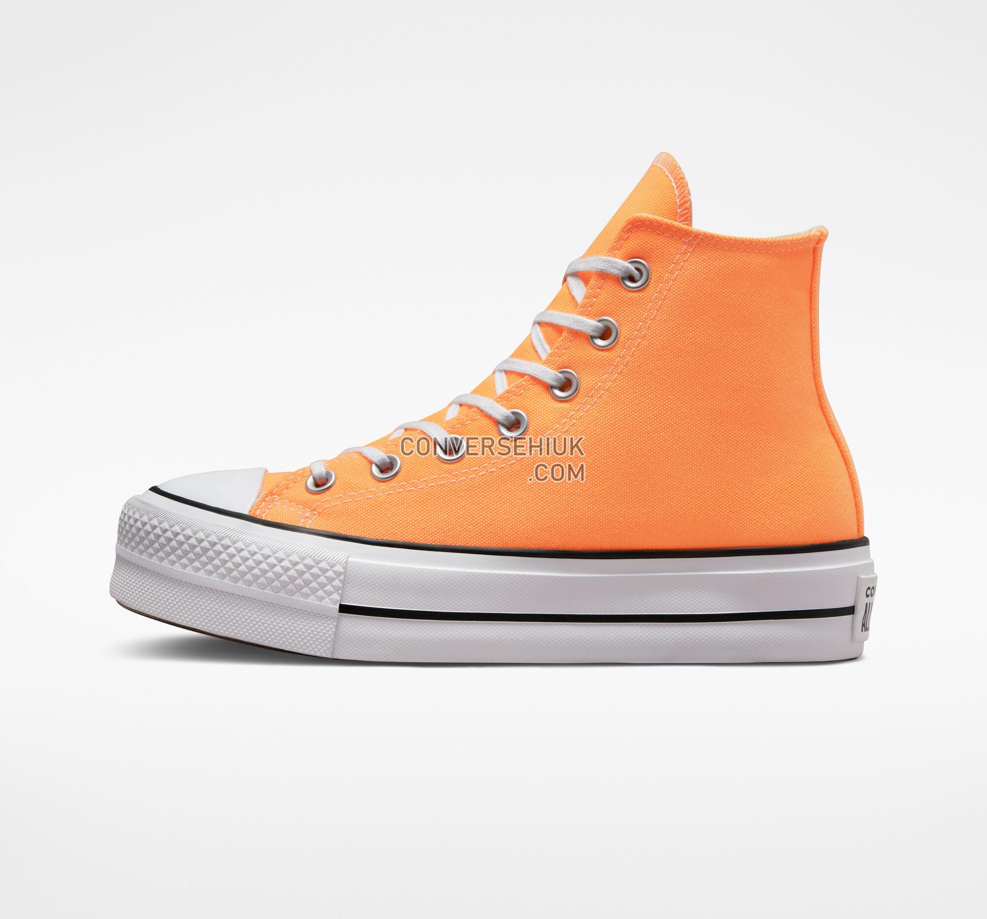 Converse Chuck Taylor All Star Lift Platform Canvas Peach Beam/Black/White A03052C Shoes