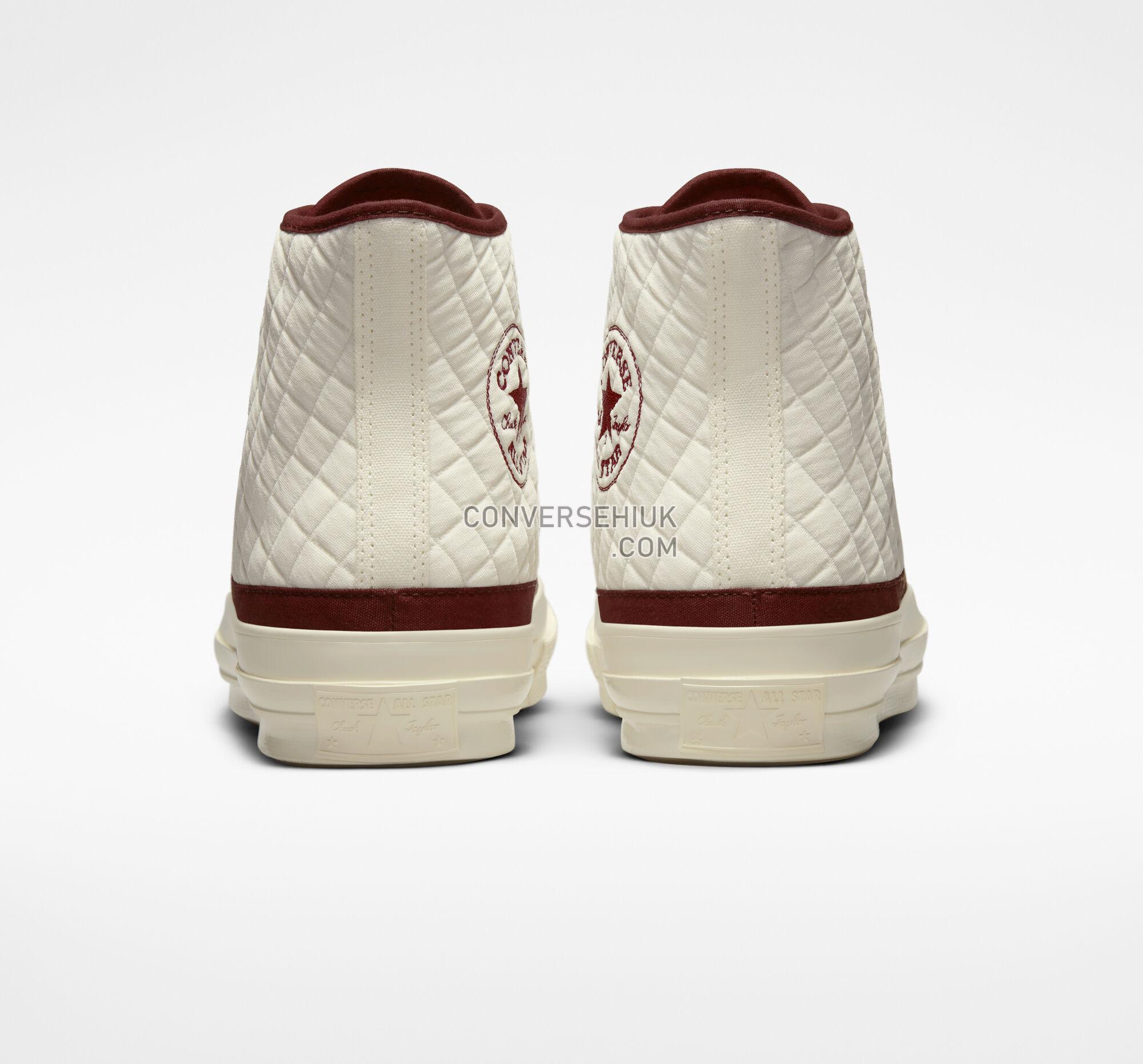 Converse Chuck 70 Quilted Egret/Dark Beetroot/Egret A01400C Shoes