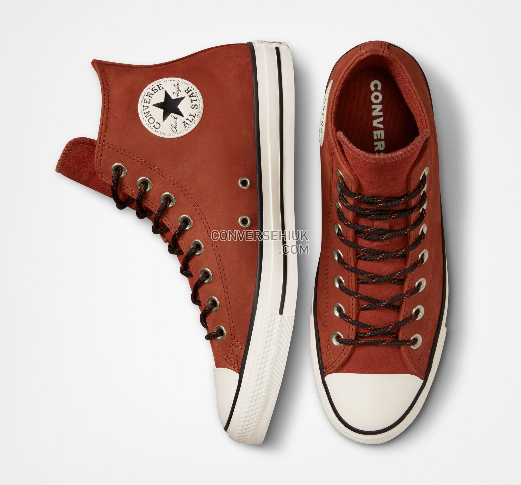 Converse Chuck Taylor All Star Nubuck Leather Rugged Orange/Velvet Brown A04248C Shoes