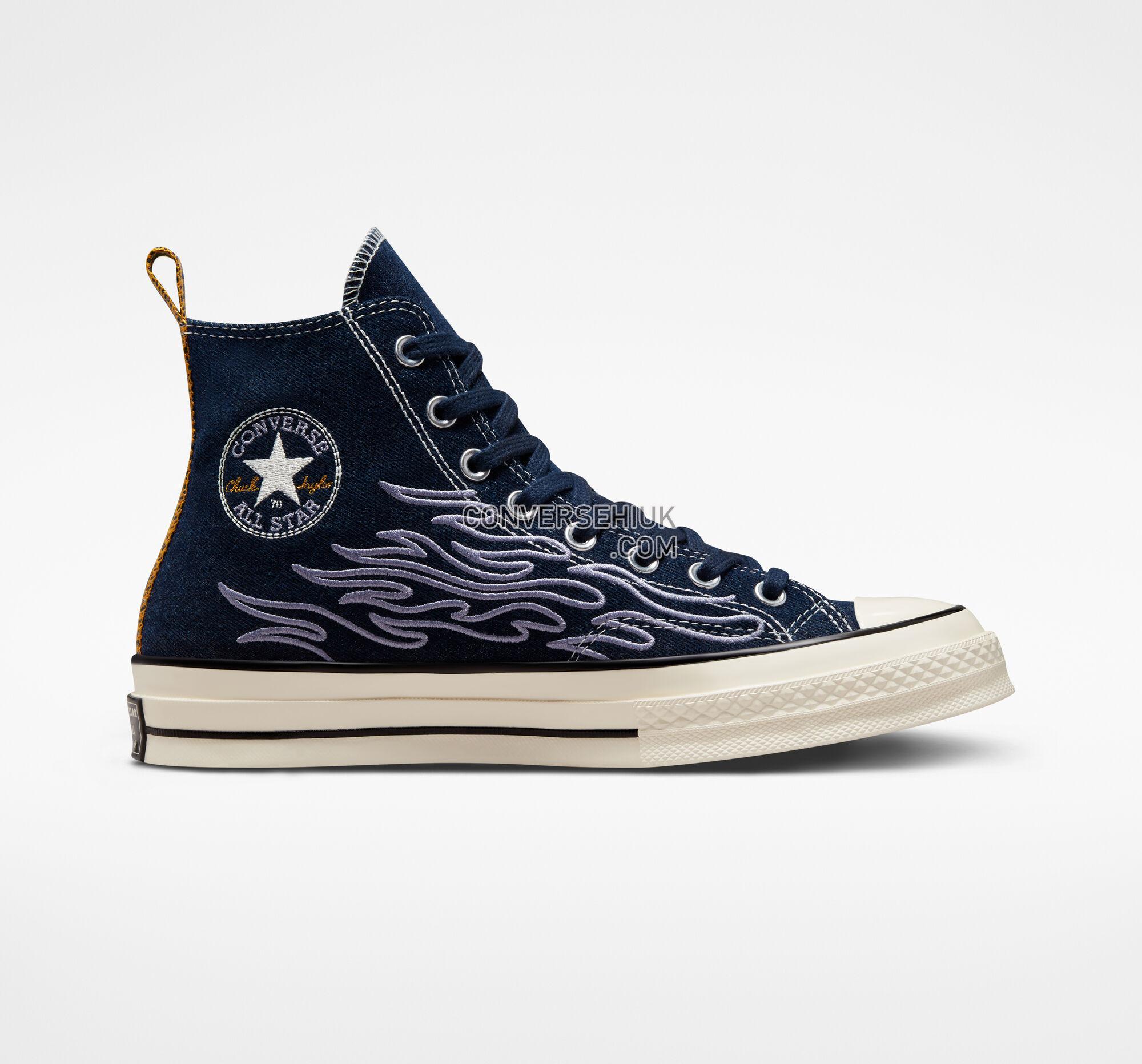 Converse Chuck 70 Workwear Denim Obsidian/Stellar Indigo/Egret A05191C Shoes