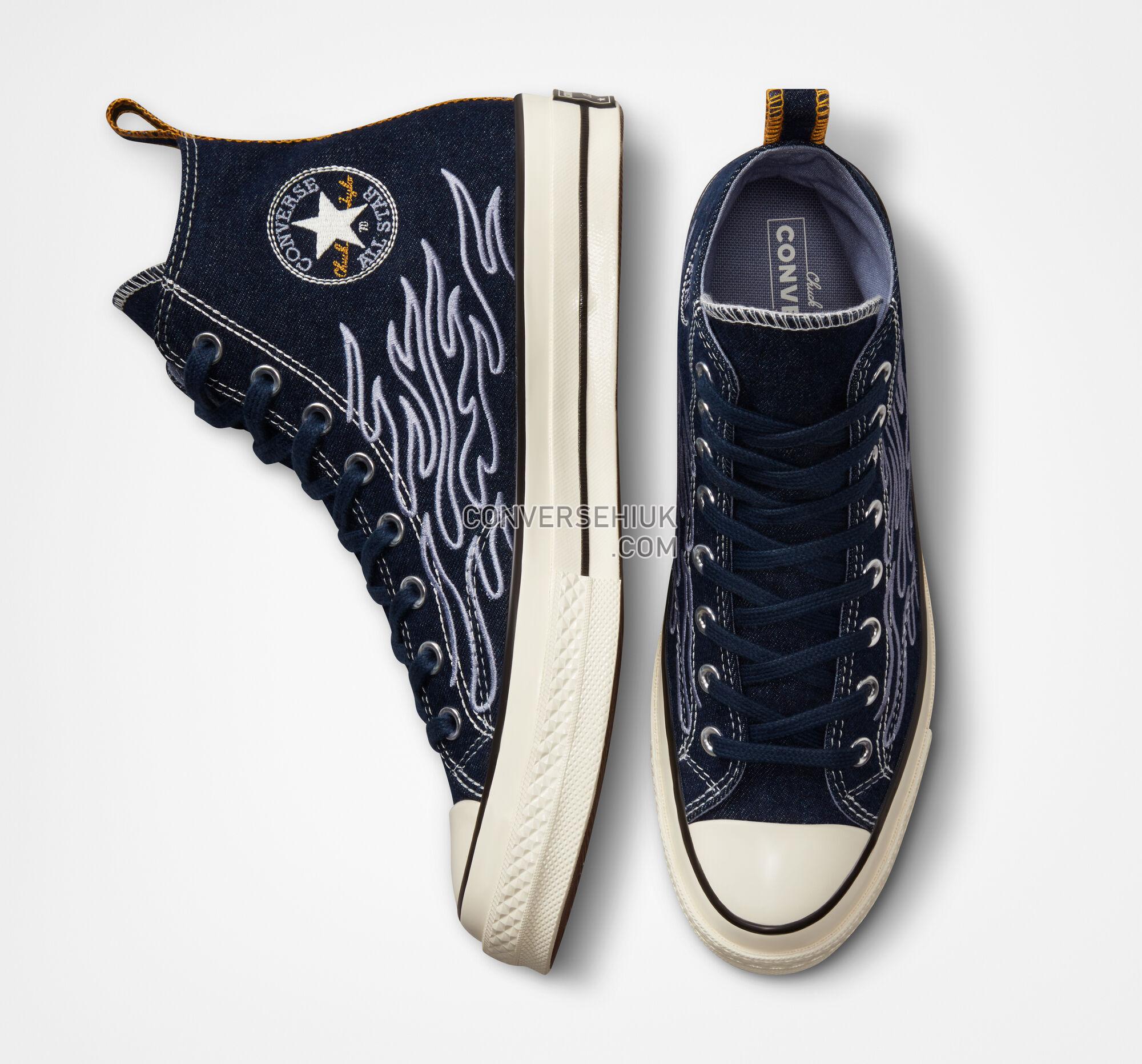 Converse Chuck 70 Workwear Denim Obsidian/Stellar Indigo/Egret A05191C Shoes