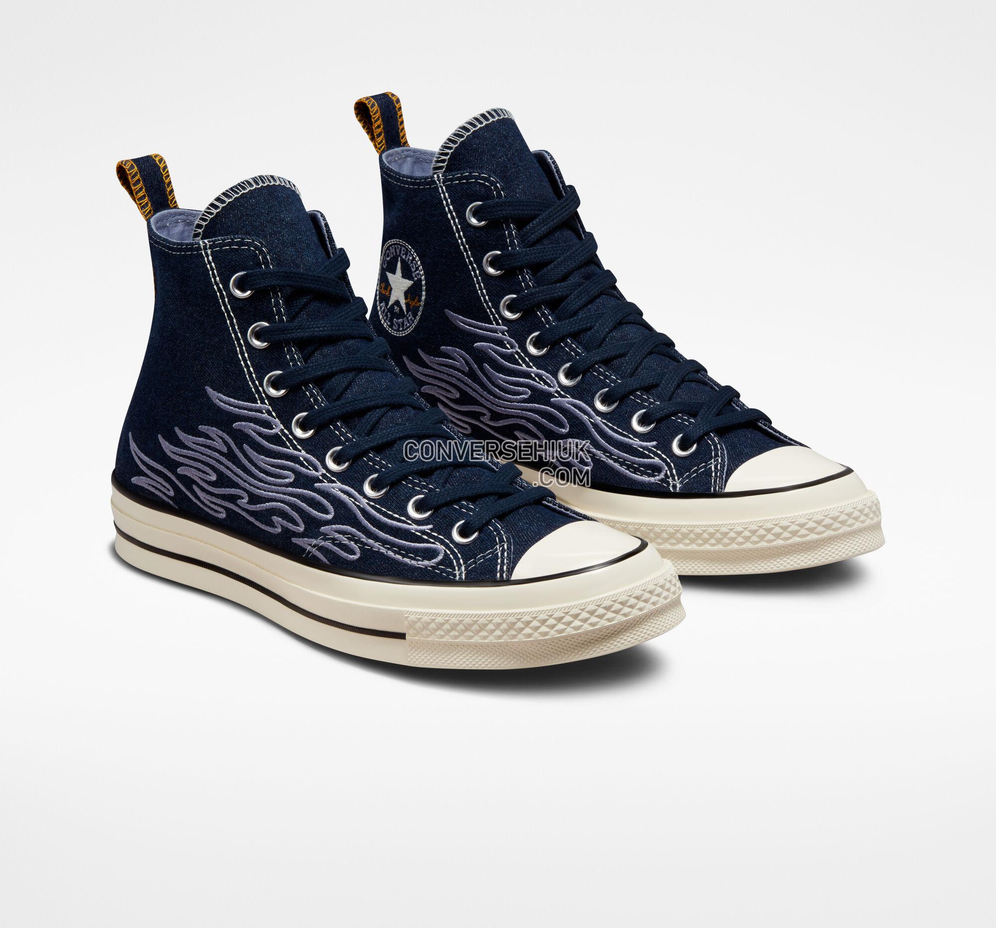 Converse Chuck 70 Workwear Denim Obsidian/Stellar Indigo/Egret A05191C Shoes