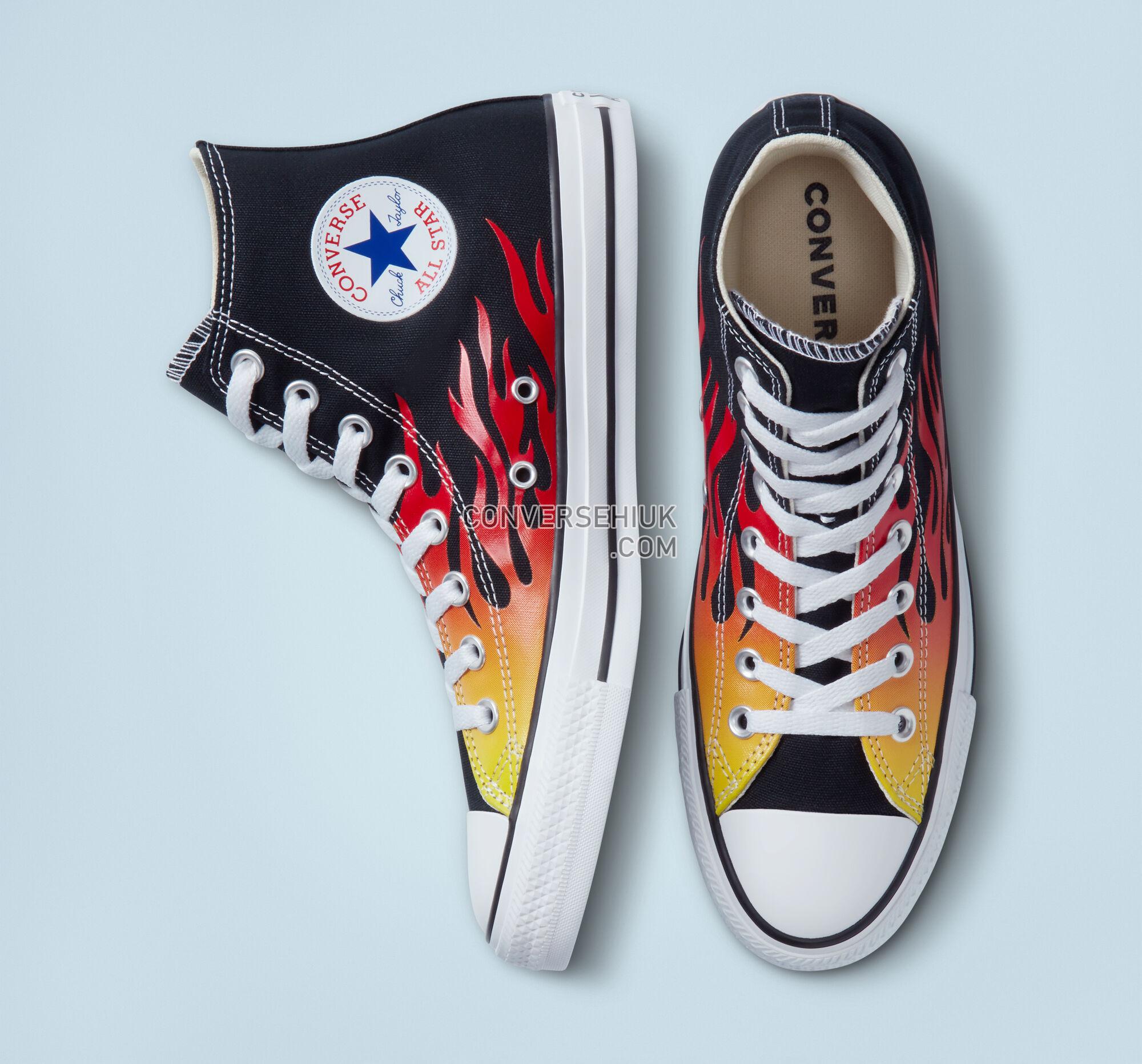 Converse Chuck Taylor All Star Archive Flame Black/Enamel Red/Fresh Yellow 171130C Shoes