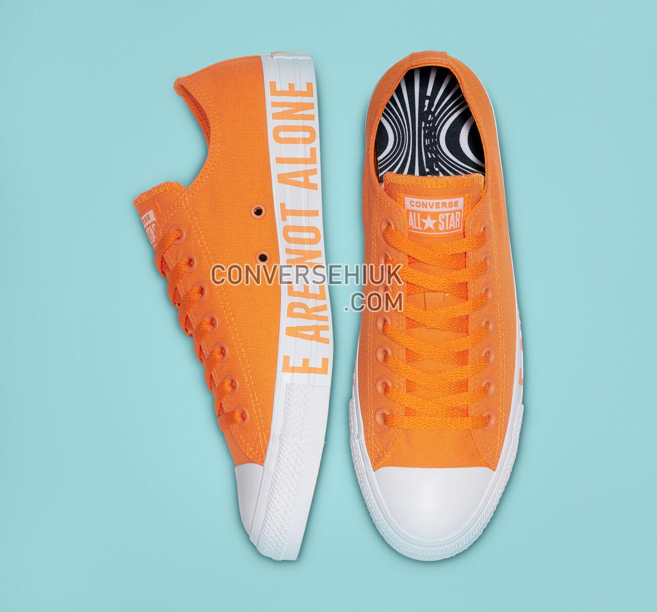 Converse Chuck Taylor All Star We Are Not Alone Low Top Orange Rind/White/White 165385C Shoes