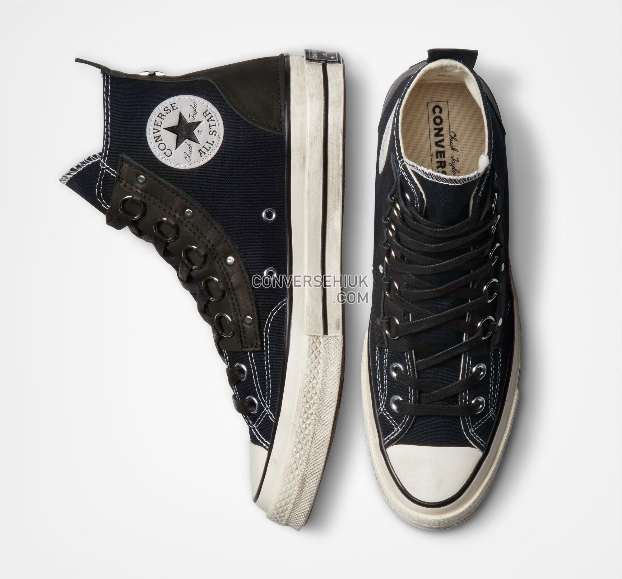 Converse Chuck 70 Punk Academia Black Metal Ring A04322C Shoes