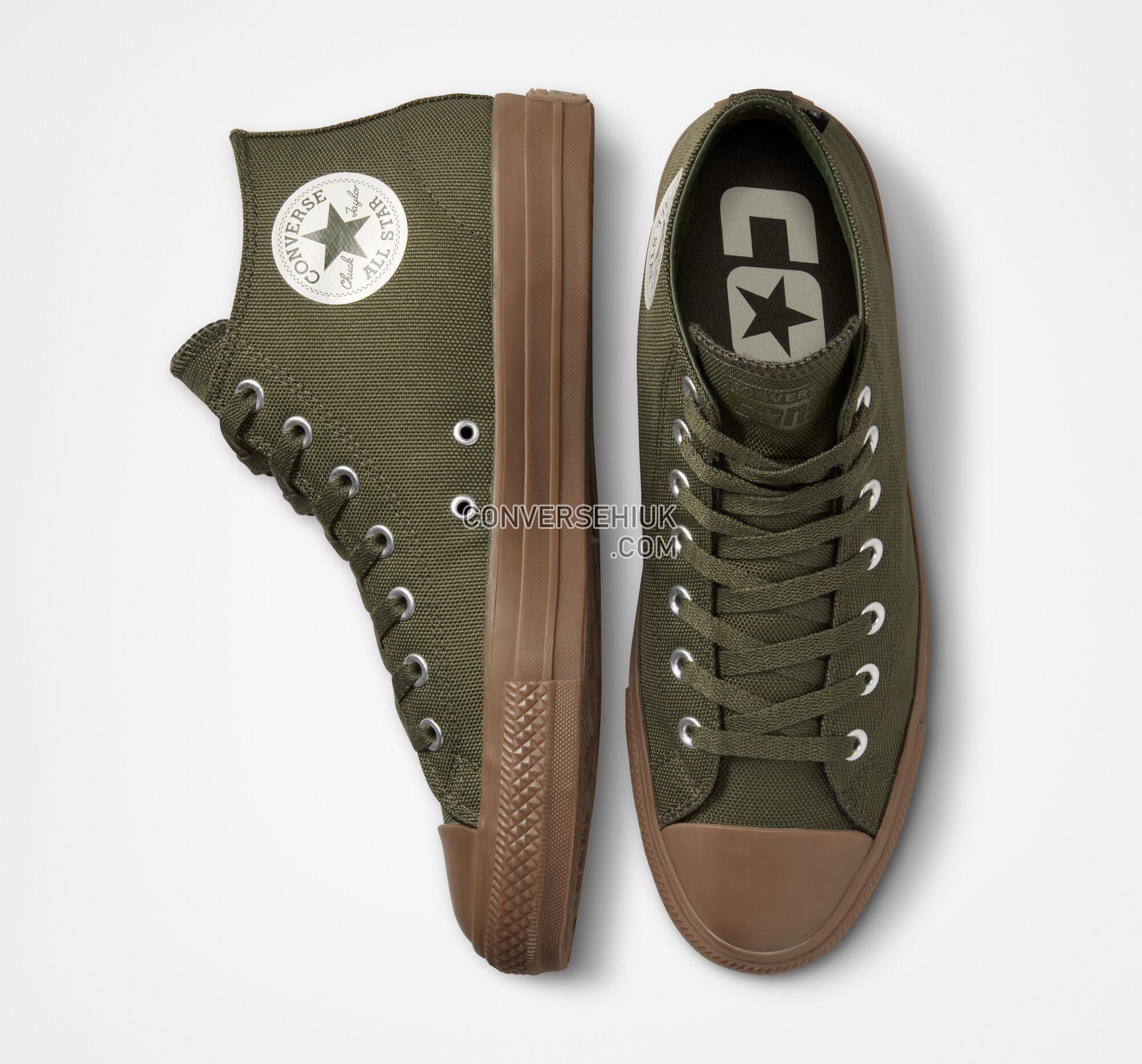 Converse Chuck Taylor All Star Pro Cordura Canvas Cargo Khaki/Egret/Dark Gum A03223C Shoes